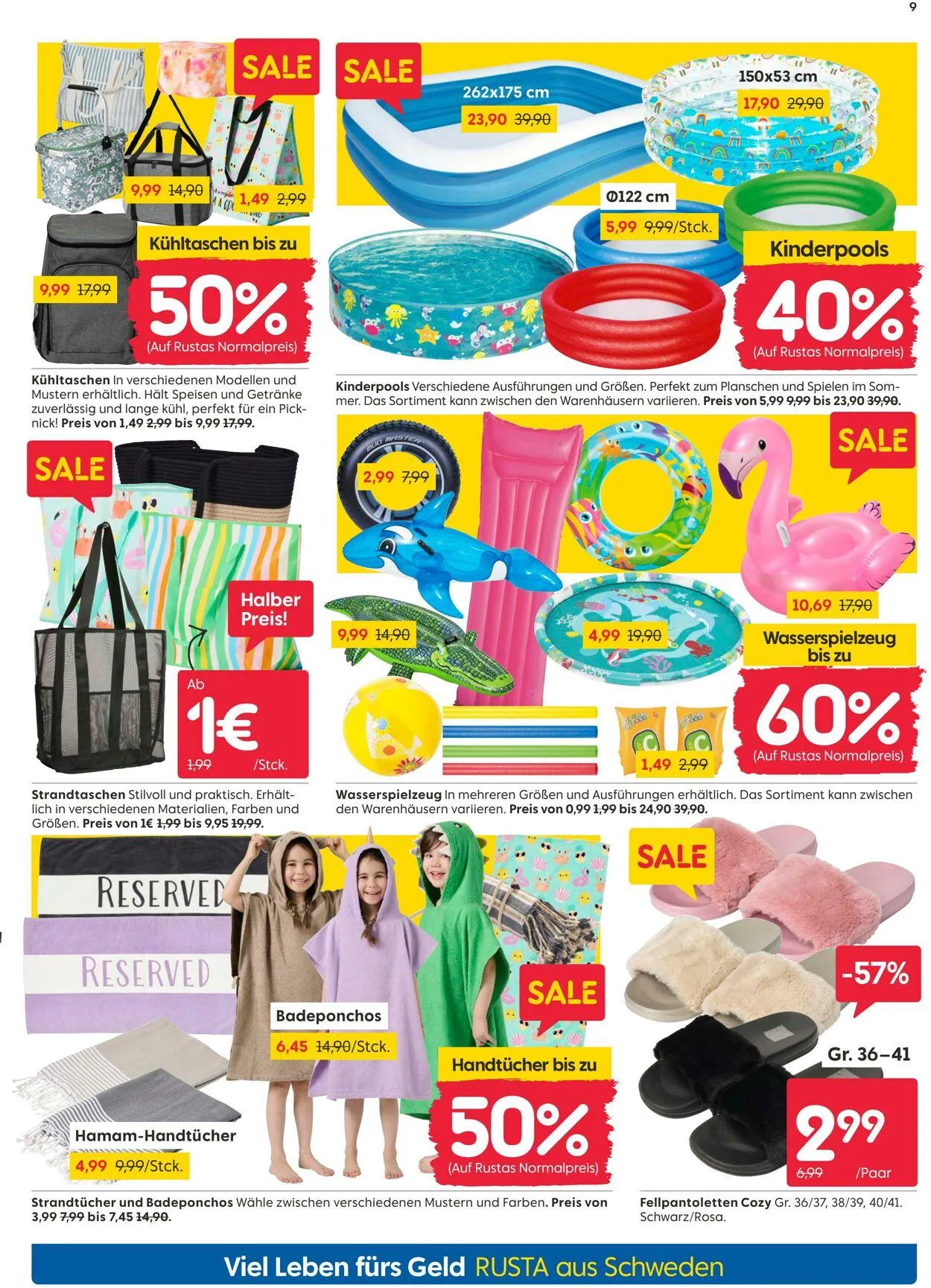 Rusta von 7. Juli bis 21. Juli 2025 - Prospekt seite 9