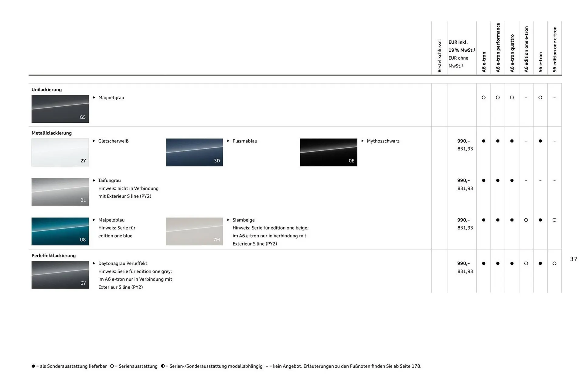 Audi Prospekt von 11. August bis 11. August 2026 - Prospekt seite 37