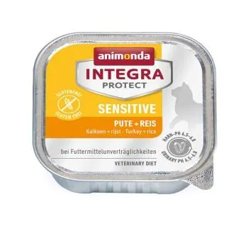 animonda Integra Protect Sensitive 16x100g Pute und Reis