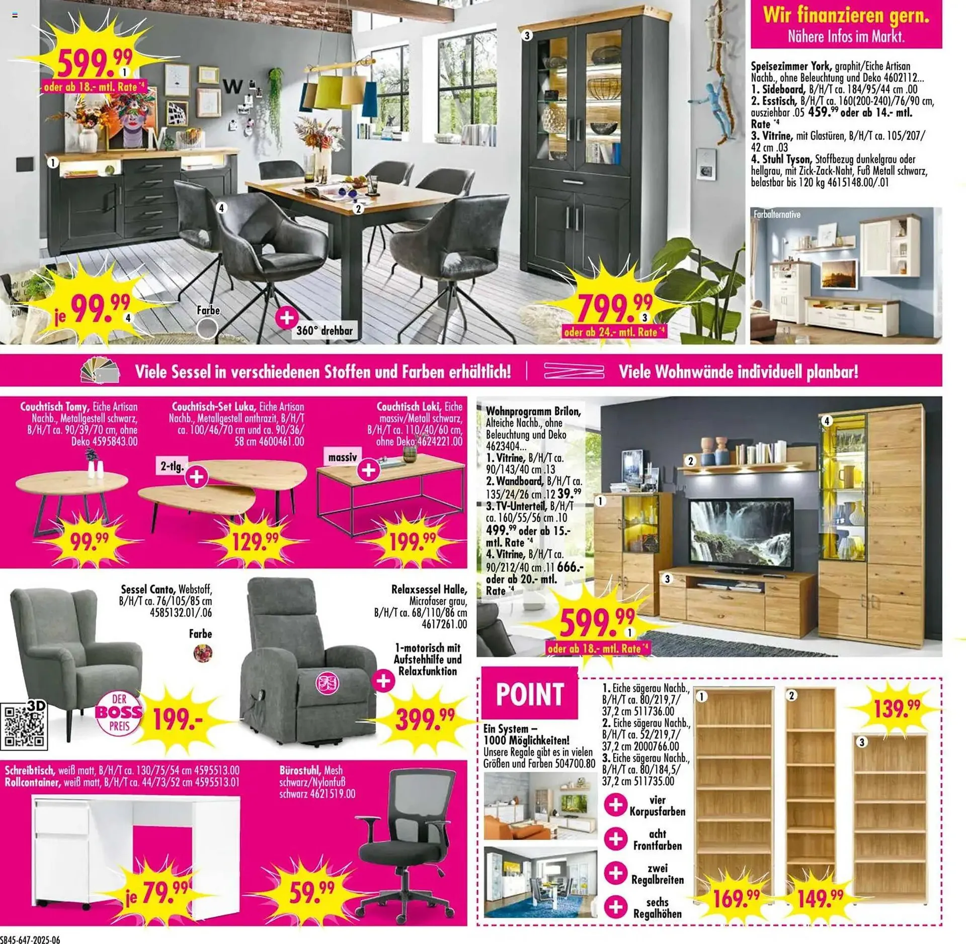 Möbel Boss Prospekt von 1. November bis 7. November 2025 - Prospekt seite 6