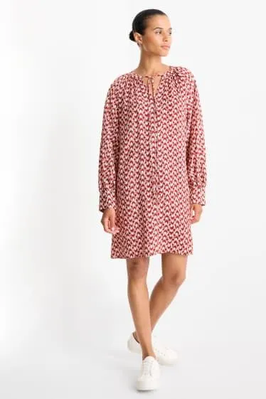 A-line dress - patterned