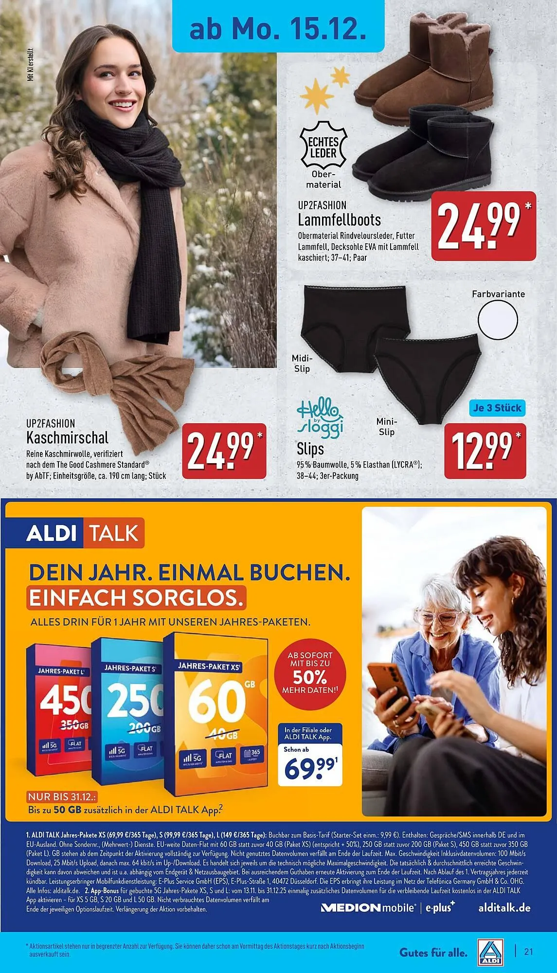 Aldi Nord Prospekt von 15. Dezember bis 20. Dezember 2025 - Prospekt seite 22