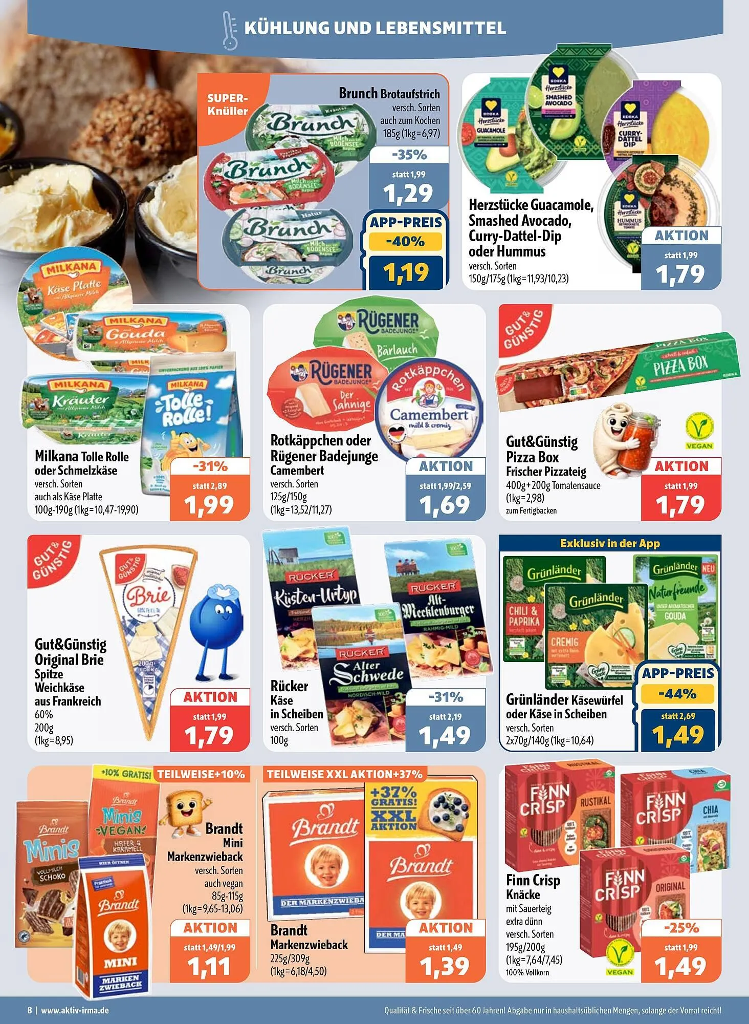 Aktiv Irma Prospekt von 12. Januar bis 17. Januar 2026 - Prospekt seite 8