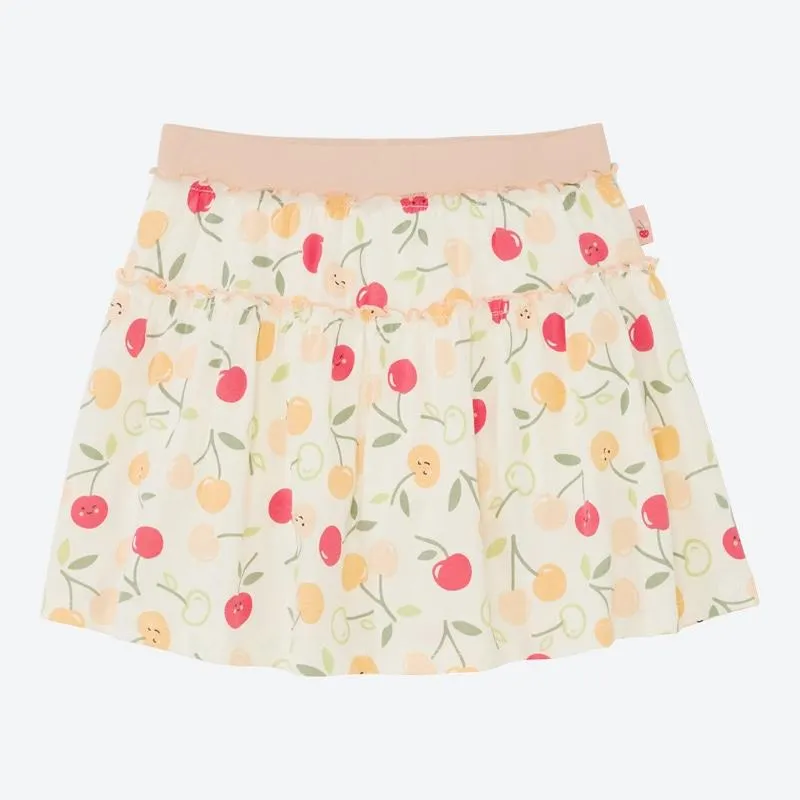 2-in-1 Kinder-Mädchen-Rock mit eingenähter Shorts