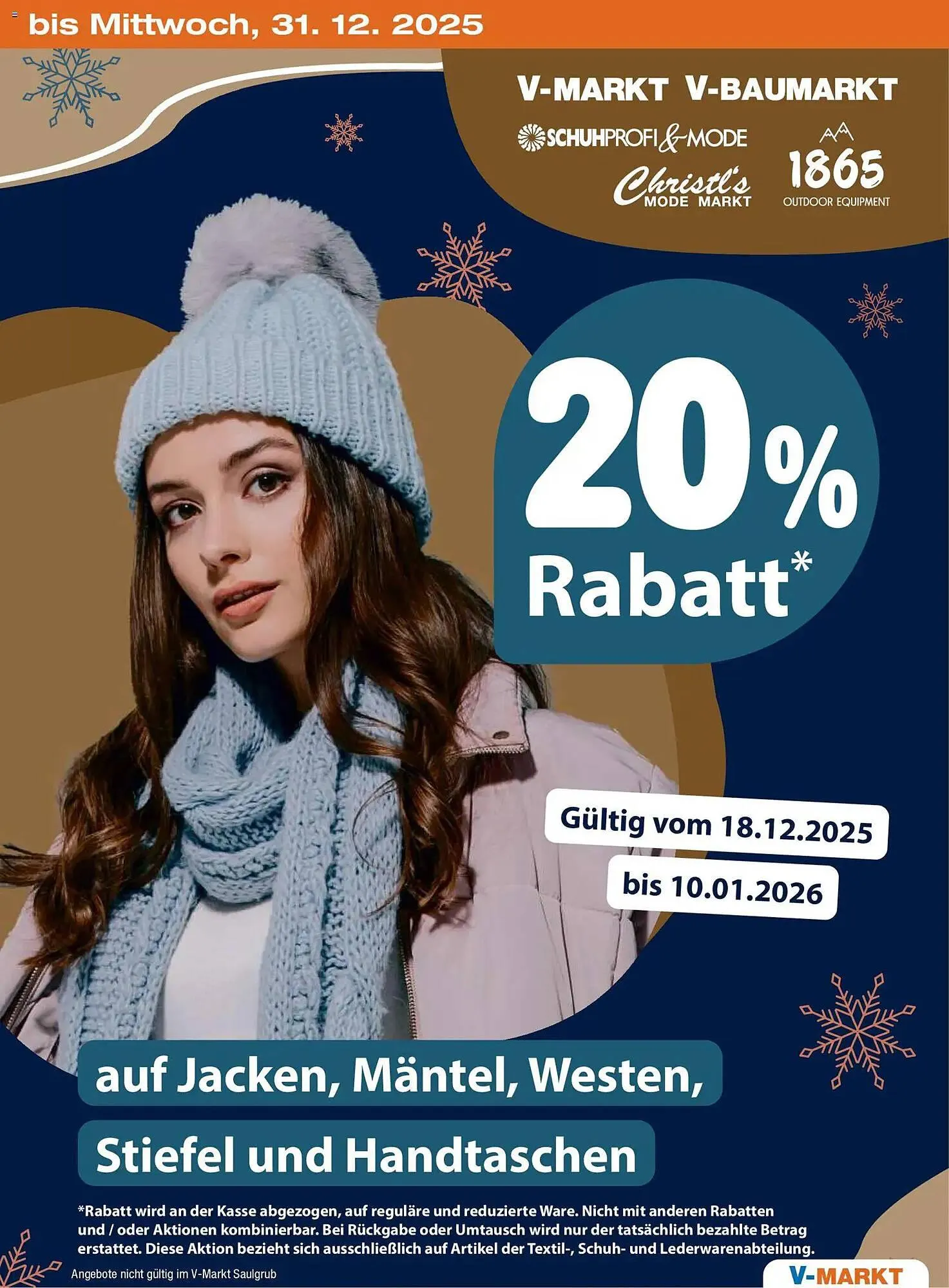 V Markt Prospekt von 27. Dezember bis 31. Dezember 2025 - Prospekt seite 21