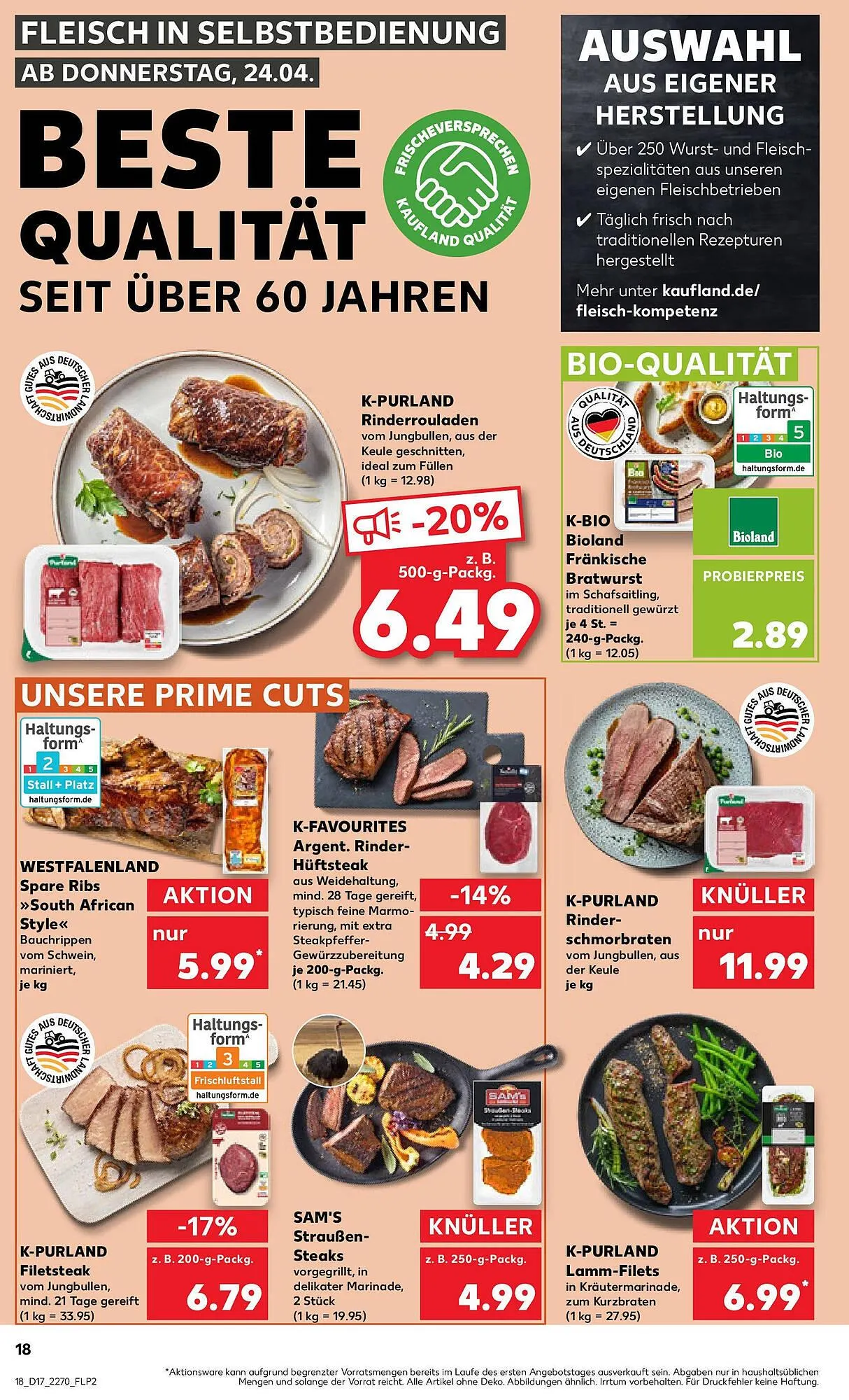 Kaufland Prospekt von 23. April bis 30. April 2025 - Prospekt seite 18