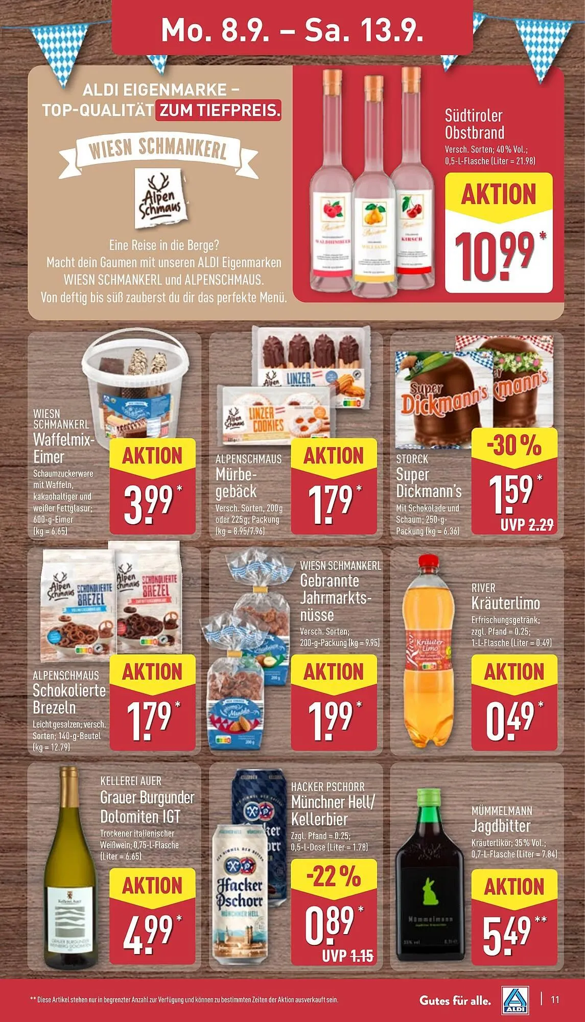 Aldi Nord Prospekt von 8. September bis 13. September 2025 - Prospekt seite 15