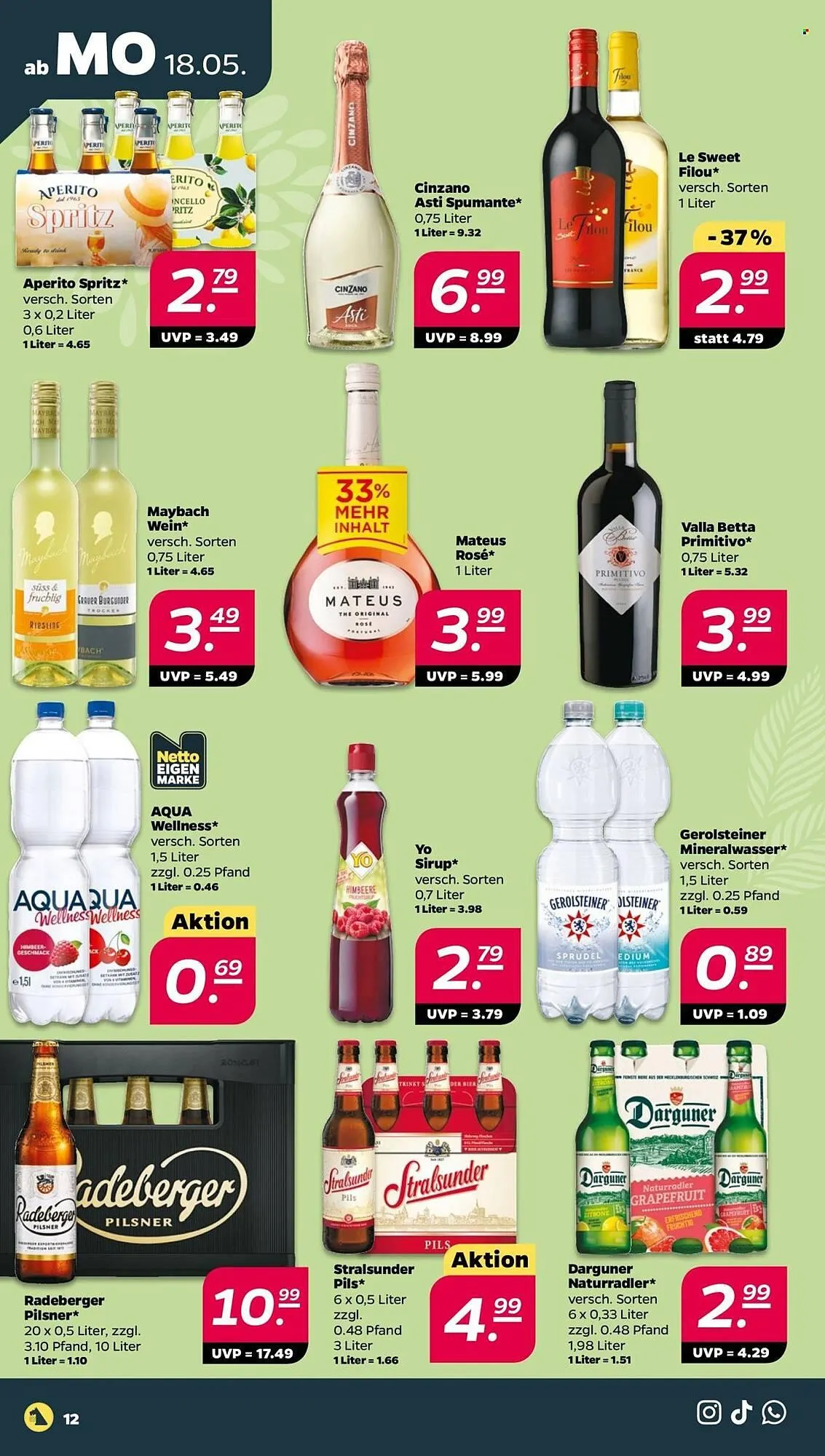 NETTO Prospekt von 18. Mai bis 23. Mai 2026 - Prospekt seite 12