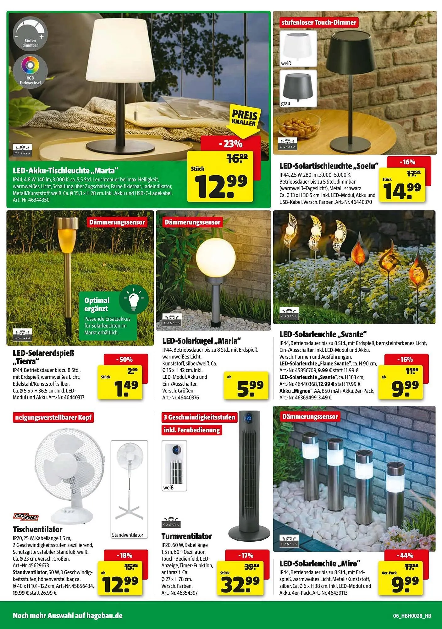 Hagebau Prospekt von 5. Juli bis 13. Juli 2025 - Prospekt seite 6