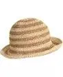 Gestreifter Strohhut Janina, Umfang ca. 57 cm