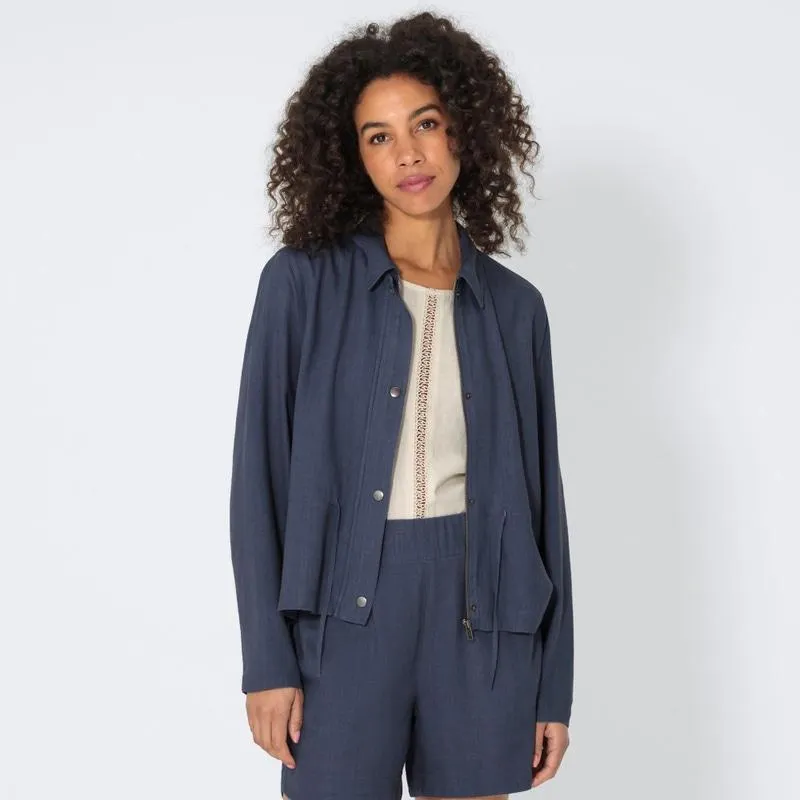Damen-Jacke aus Leinenmix