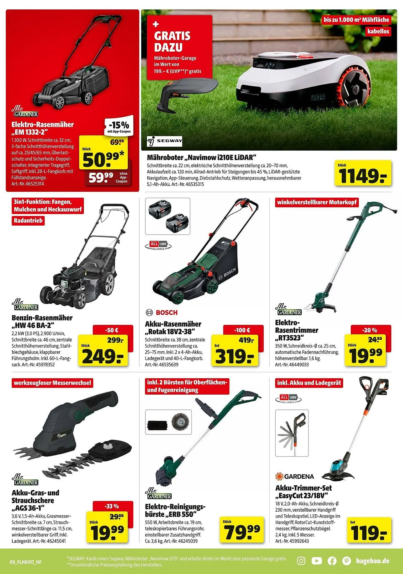 Hagebau Prospekt von 18. April bis 25. April 2026 - Prospekt seite 9