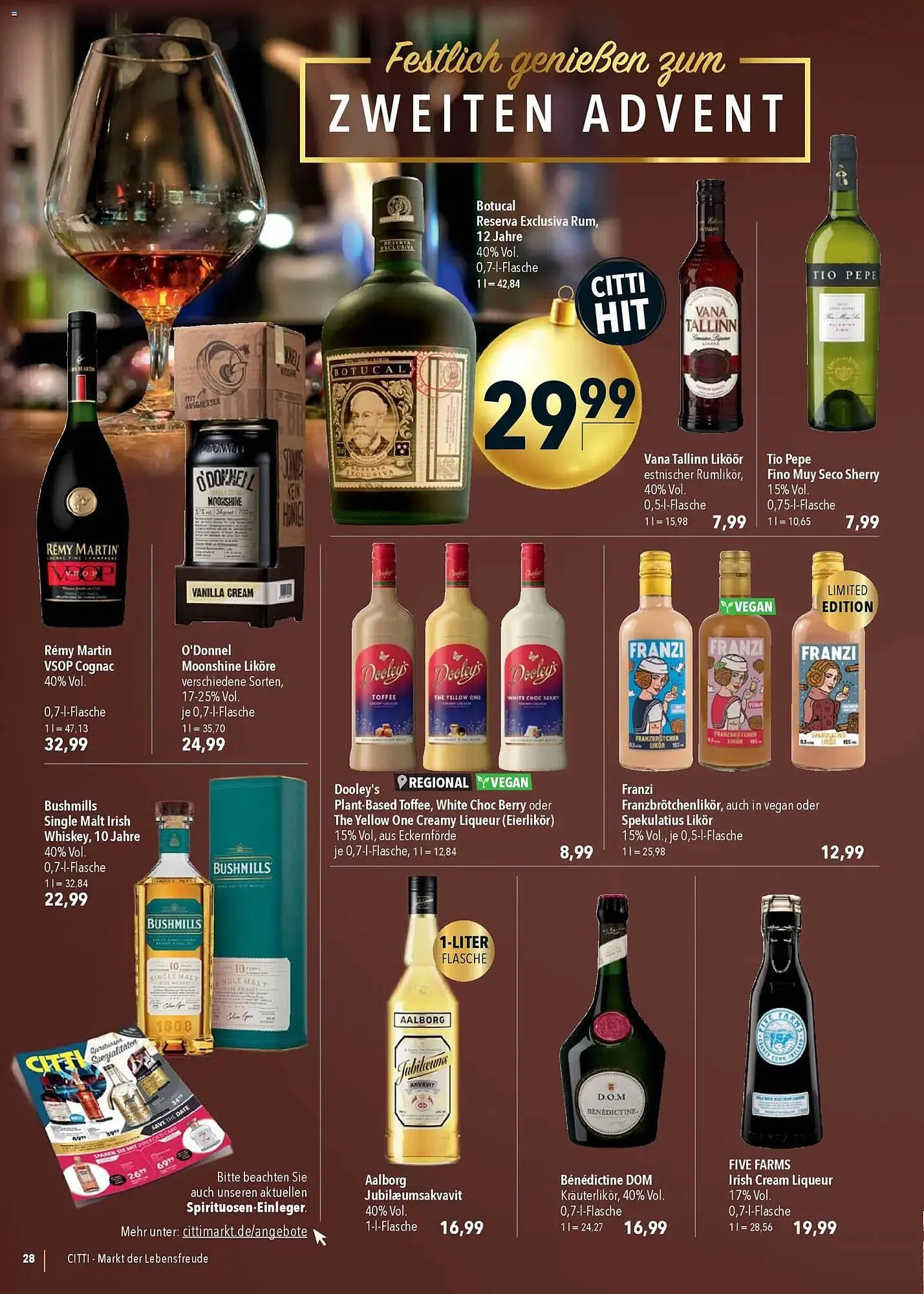 CITTI Markt Prospekt von 3. Dezember bis 9. Dezember 2025 - Prospekt seite 28