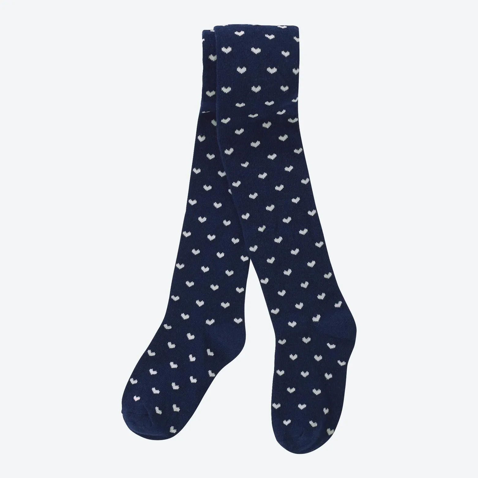 Kinder-Strumpfhose mit Herzchen-Motiv