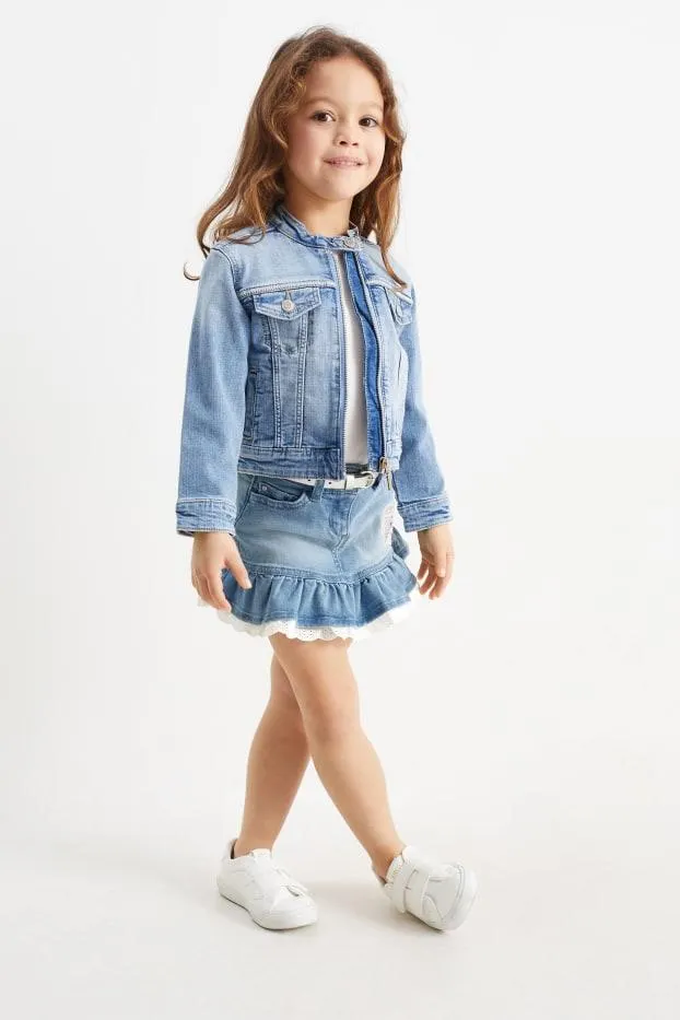 Frozen - denim skirt with belt