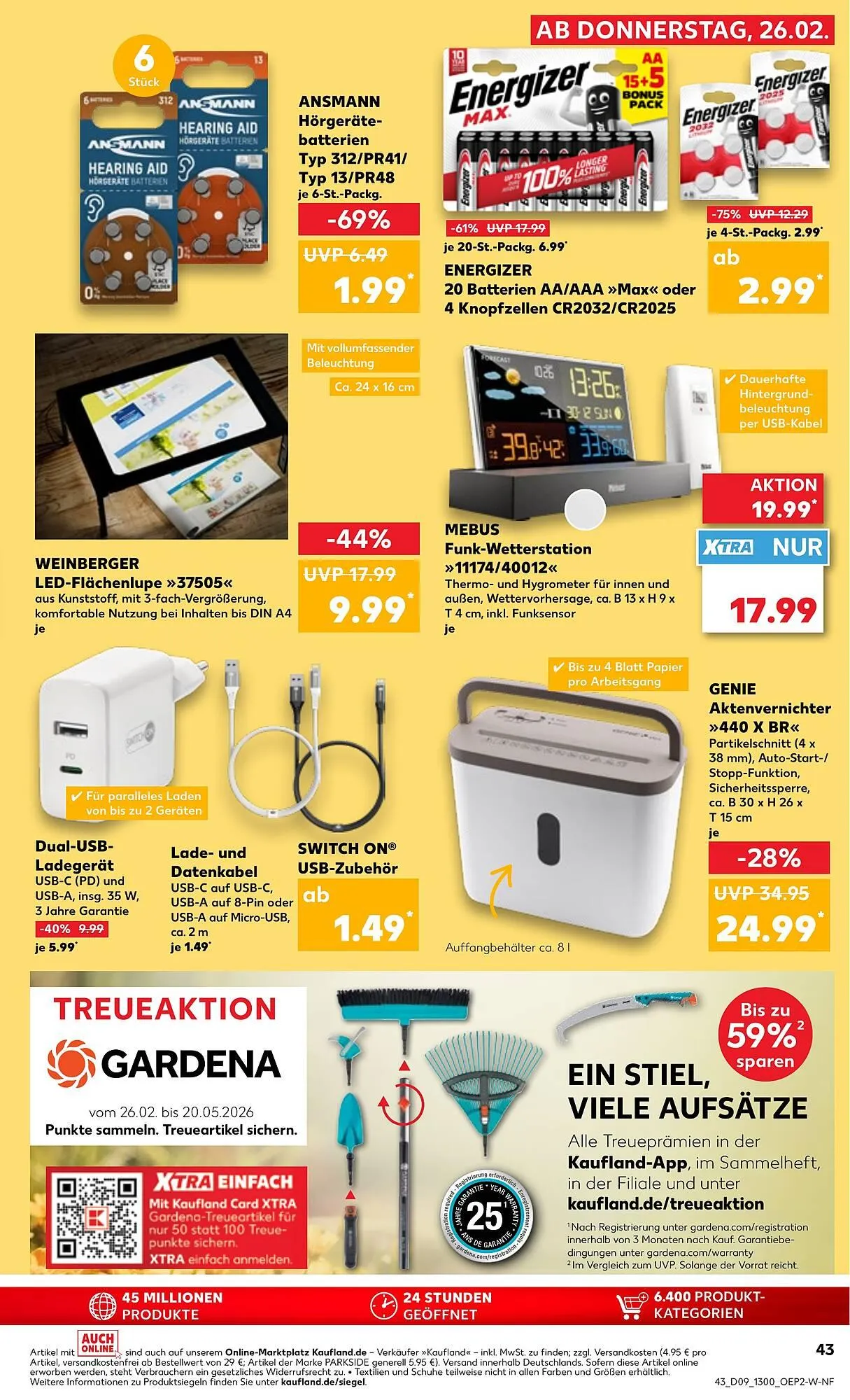 Kaufland Prospekt von 25. Februar bis 3. März 2026 - Prospekt seite 43