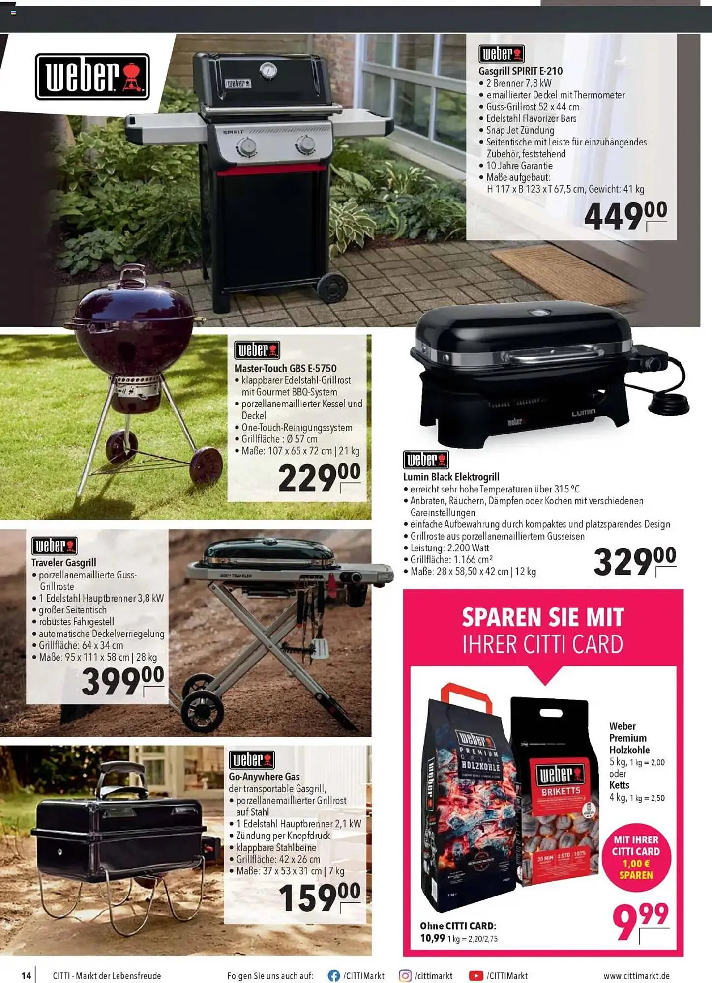CITTI Markt Prospekt von 30. April bis 13. Mai 2025 - Prospekt seite 14