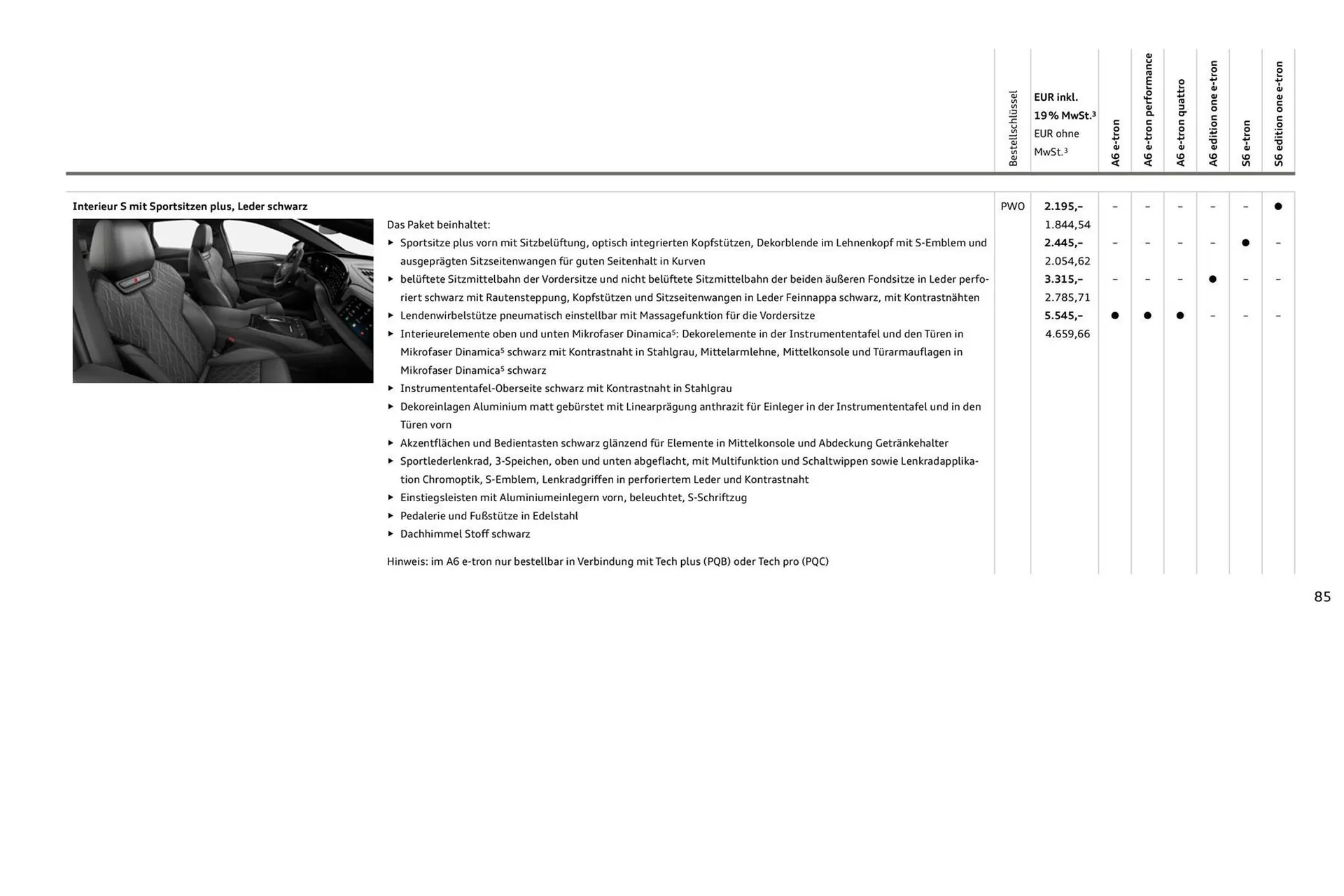 Audi Prospekt von 11. August bis 11. August 2026 - Prospekt seite 85