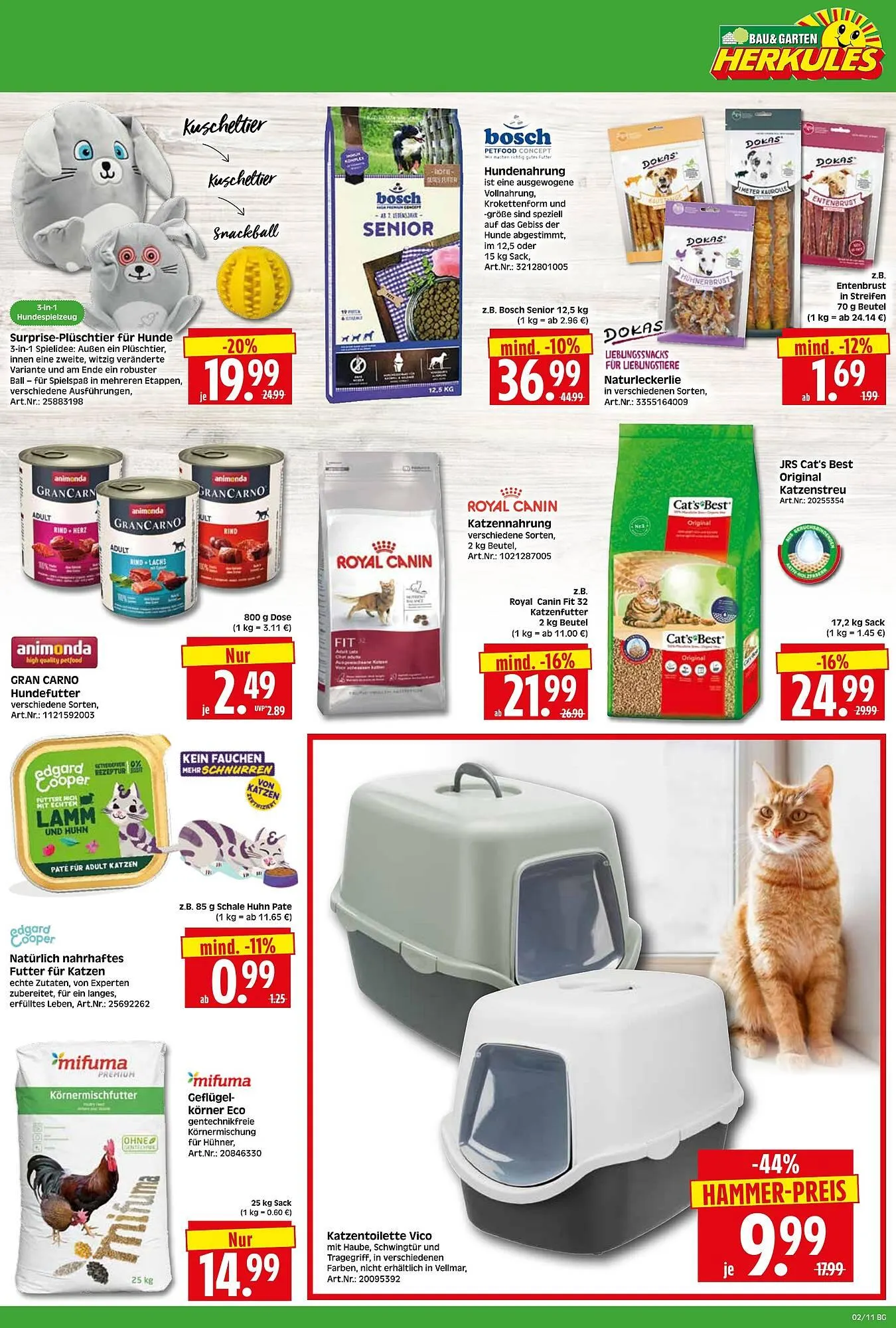 Herkules Baumarkt Prospekt von 5. Januar bis 10. Januar 2026 - Prospekt seite 11