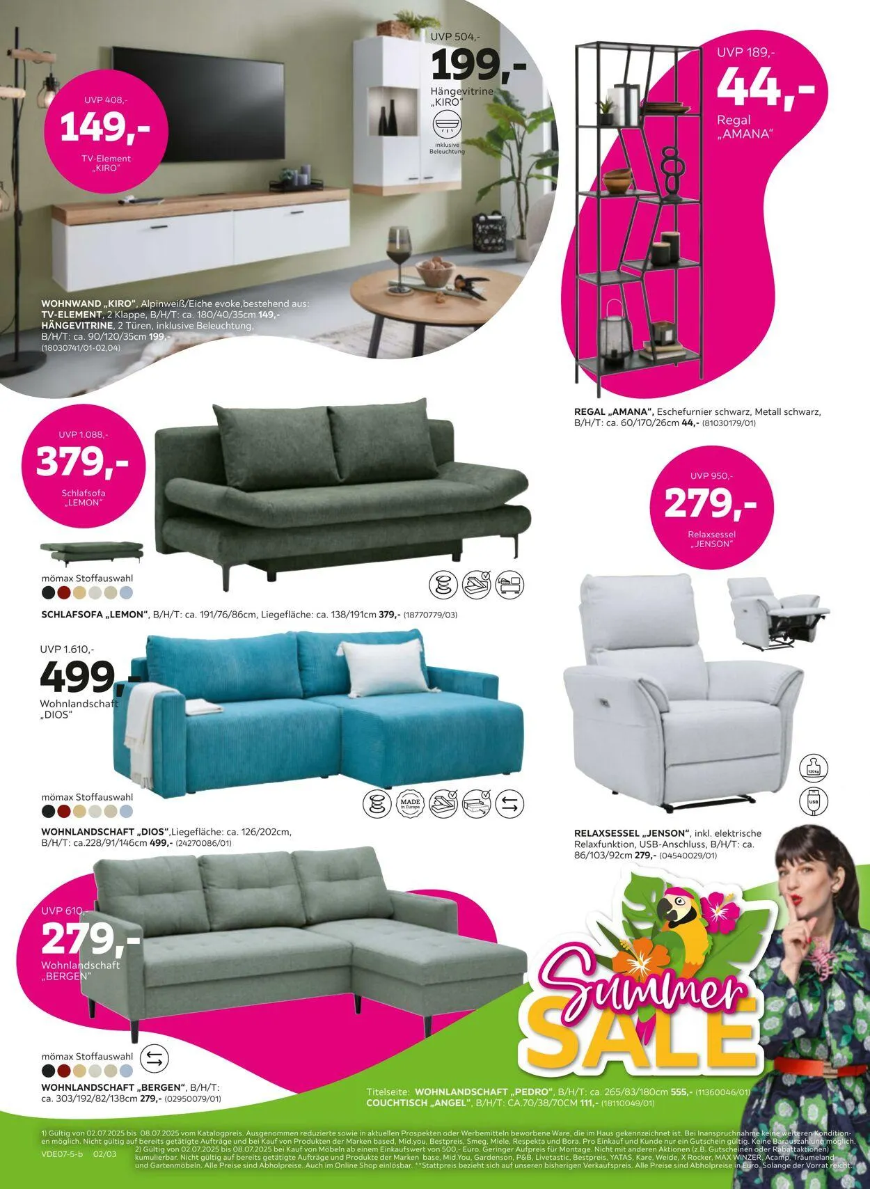 Mömax Aktueller Prospekt von 30. Juni bis 8. Juli 2025 - Prospekt seite 2