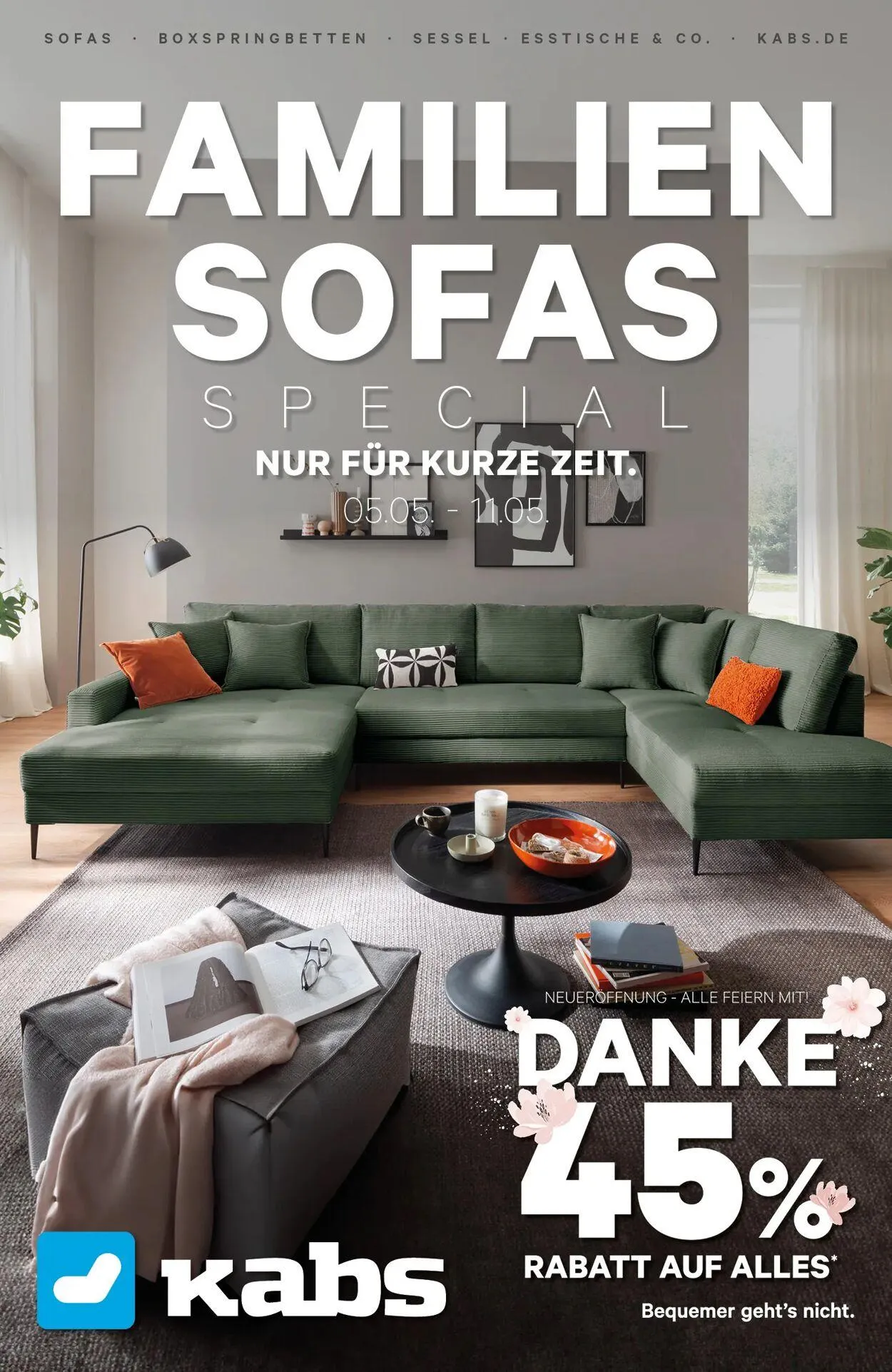 Kabs Aktueller Prospekt von 5. Mai bis 12. Mai 2025 - Prospekt seite 1