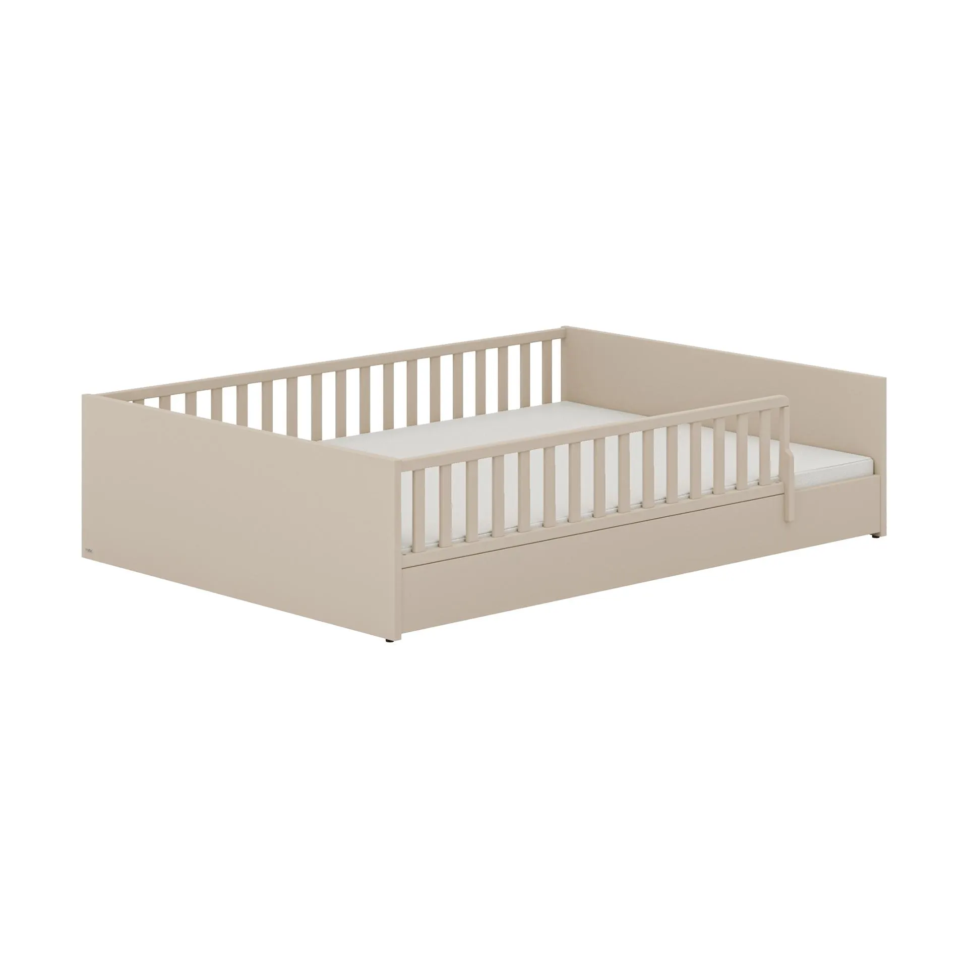 Paidi Babybett Little Flo Gestell Cashmere-Beige 140x200 cm