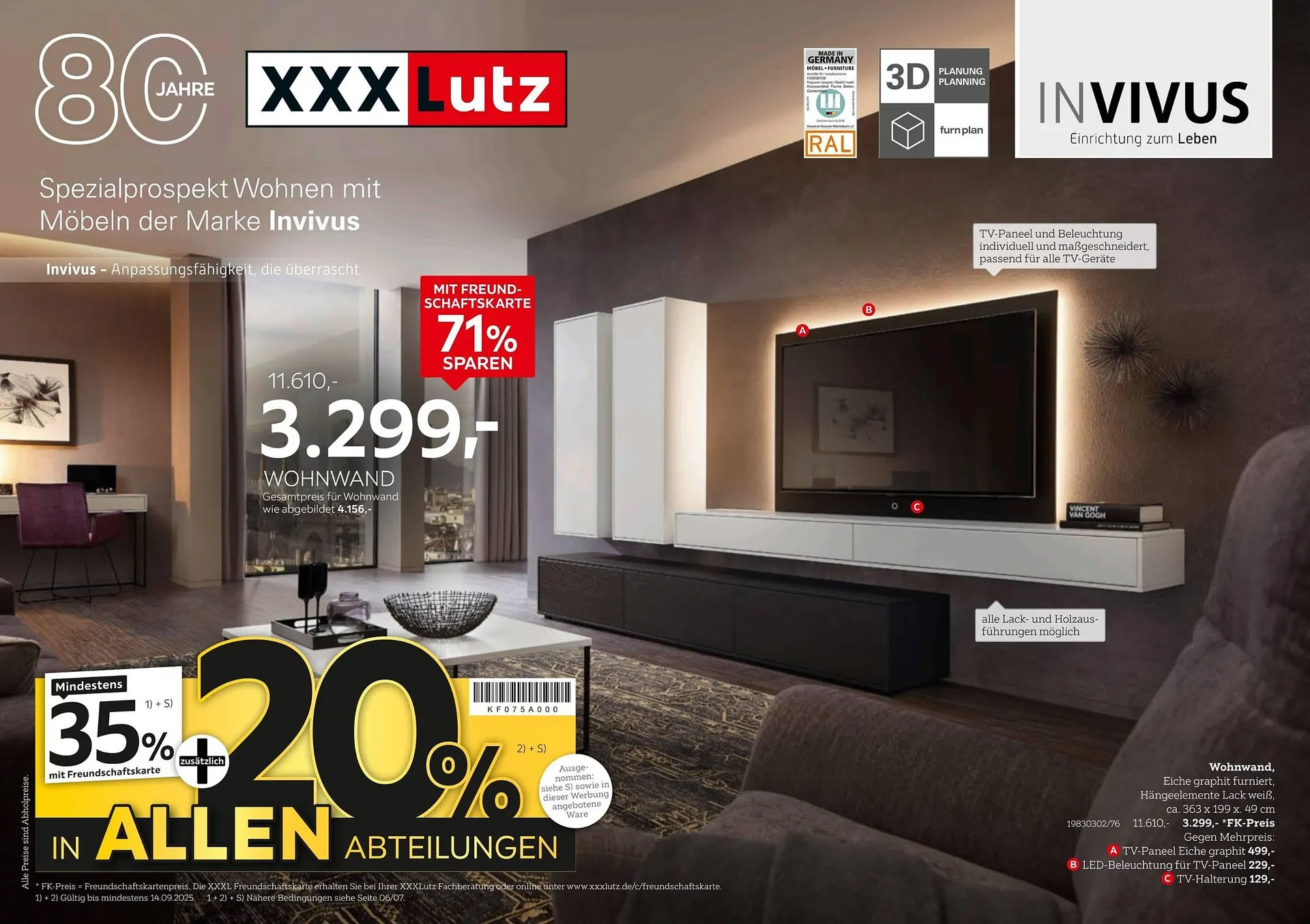 XXXLutz Prospekt von 1. September bis 14. September 2025 - Prospekt seite 1