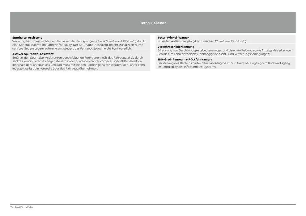 Opel Mokka von 11. Juni bis 11. Juni 2025 - Prospekt seite 15