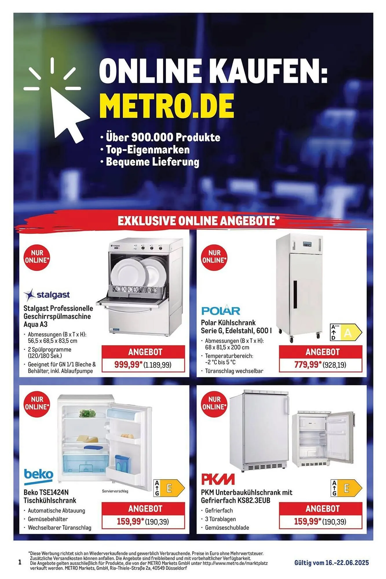 METRO Prospekt von 16. Juni bis 22. Juni 2025 - Prospekt seite 1