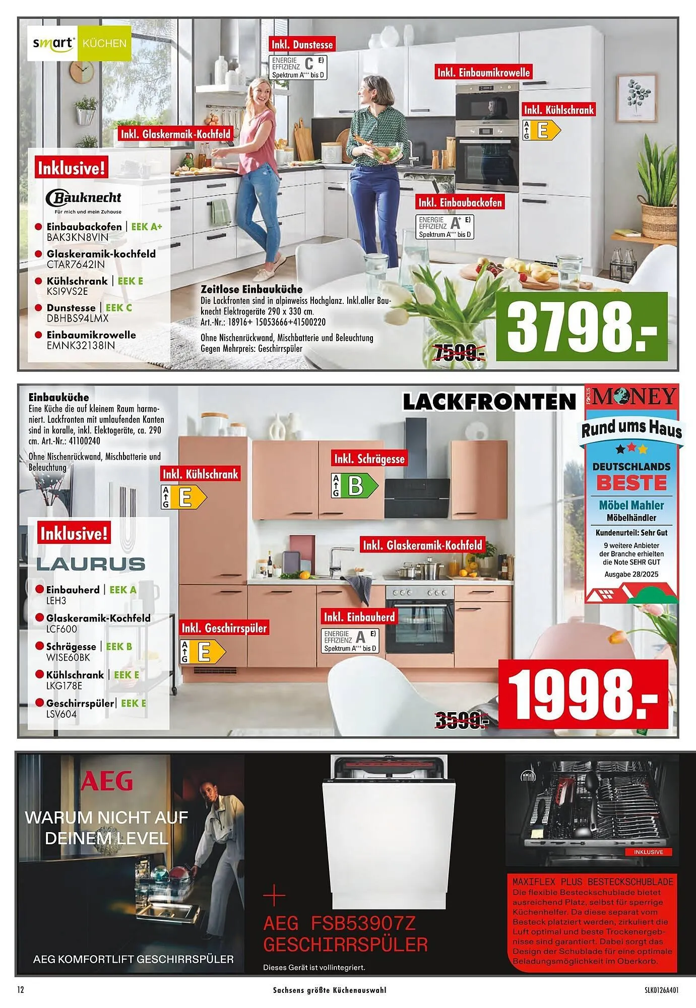 Möbel Mahler Katalog von 7. Januar bis 13. Januar 2026 - Prospekt seite 12