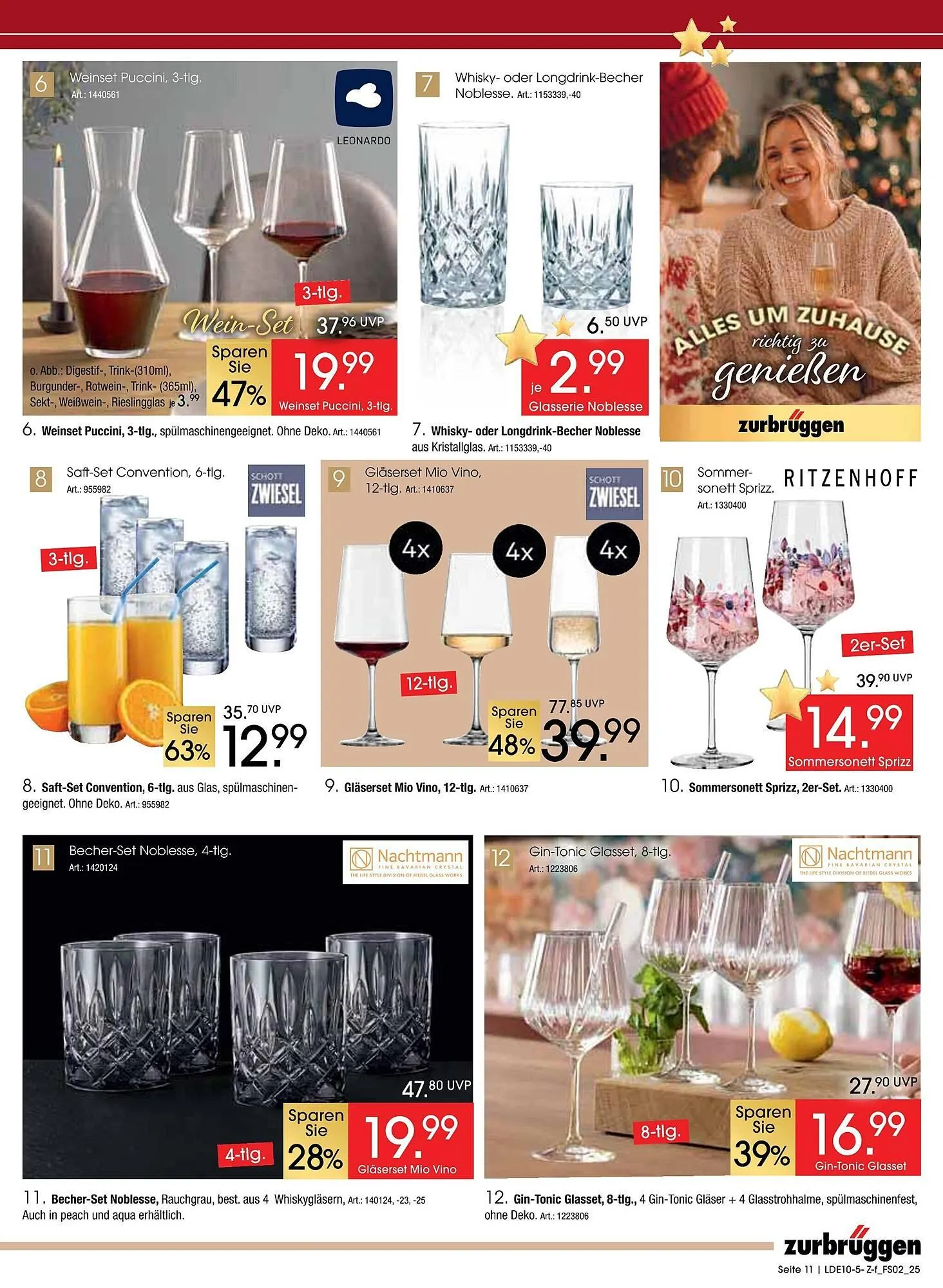 Zurbrüggen Prospekt von 11. Oktober bis 15. November 2025 - Prospekt seite 11