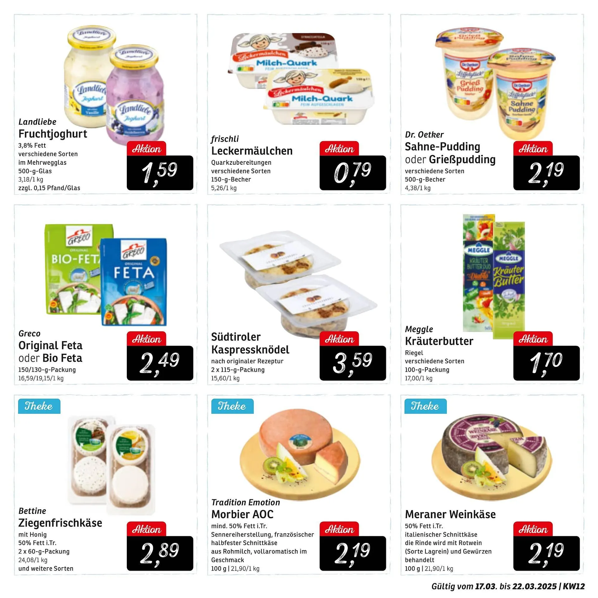 KONSUM Prospekt von 17. März bis 22. März 2025 - Prospekt seite 9