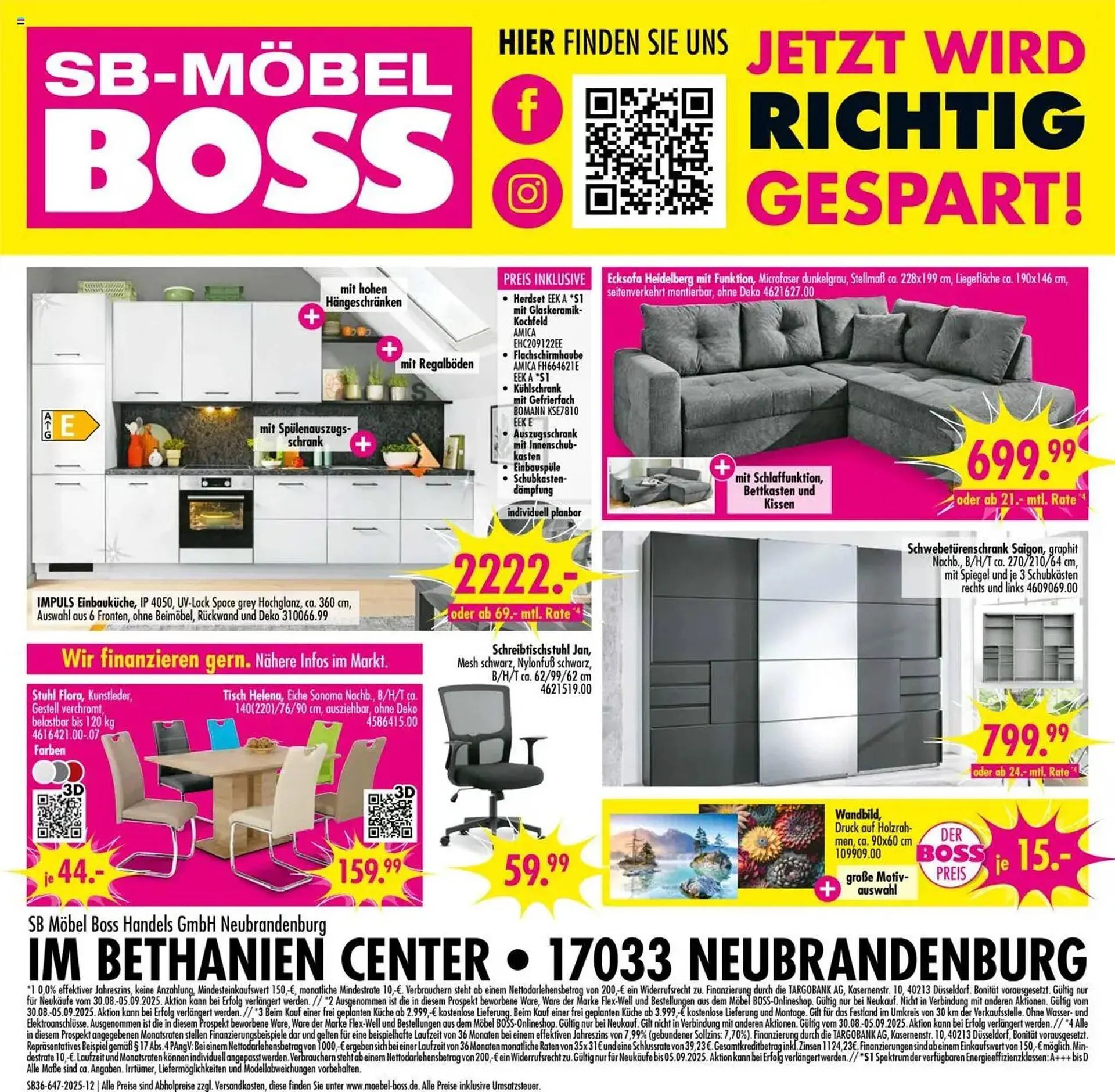 Möbel Boss Prospekt von 30. August bis 5. September 2025 - Prospekt seite 12