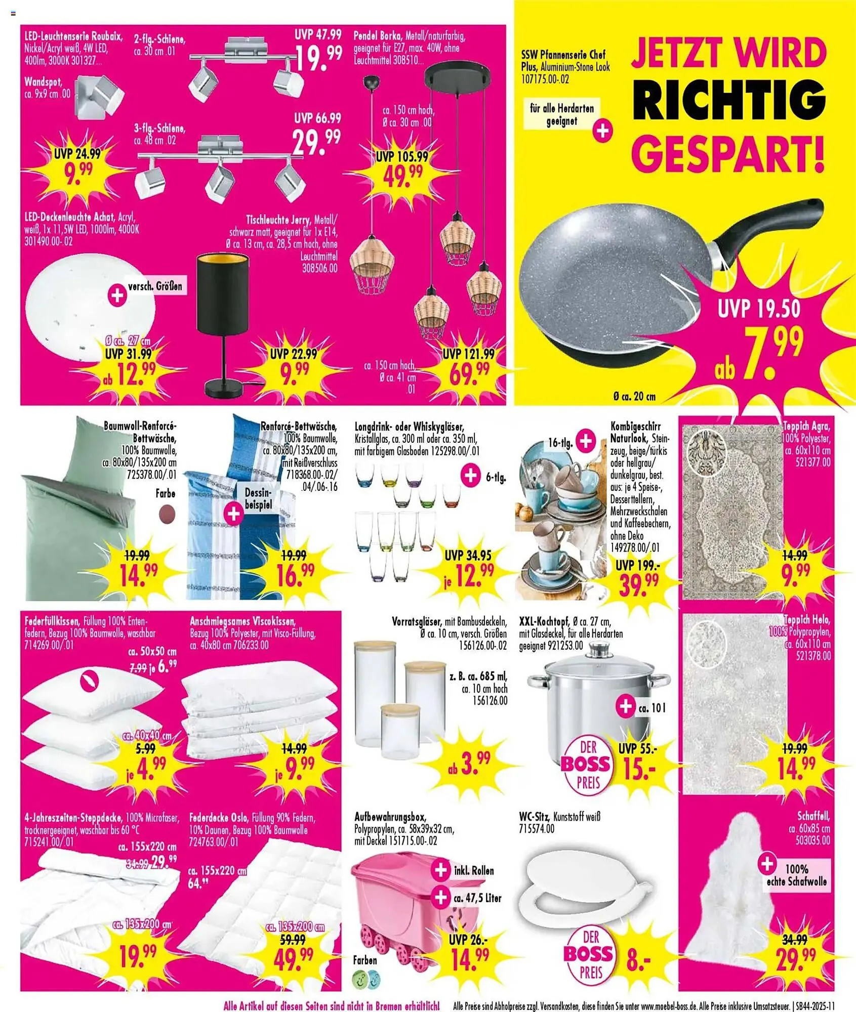 Möbel Boss Prospekt von 25. Oktober bis 31. Oktober 2025 - Prospekt seite 11