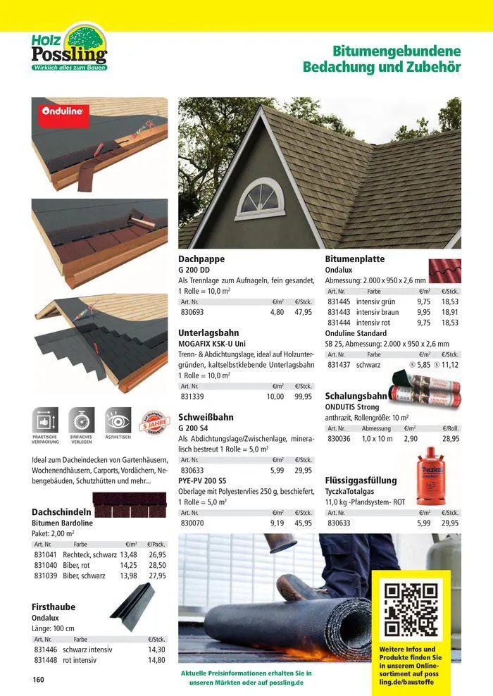 Holz-& Baukatalog 2024/25 von 27. März bis 31. Januar 2025 - Prospekt seite 160