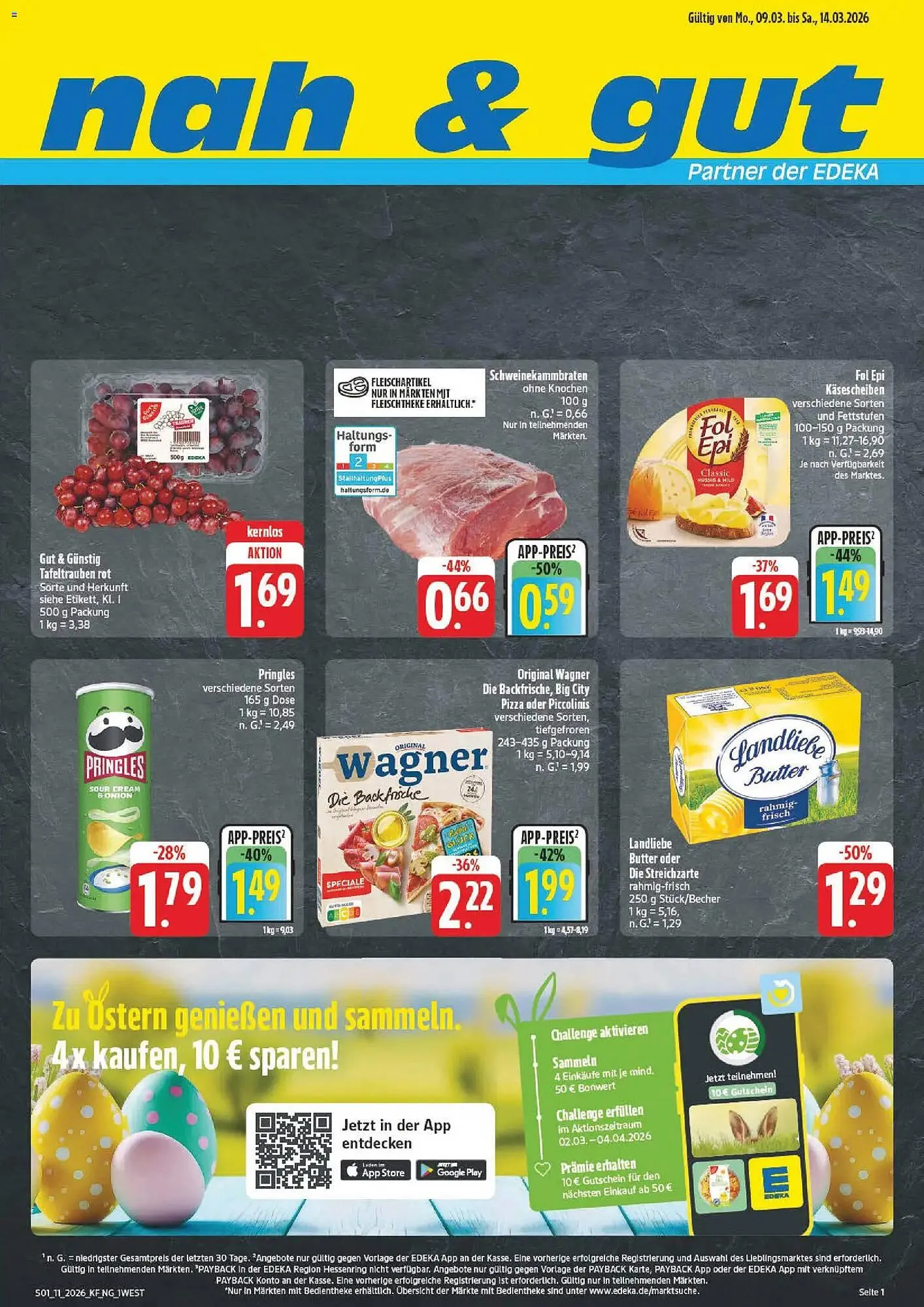 Nah & gut Prospekt von 9. März bis 14. März 2026 - Prospekt seite 1