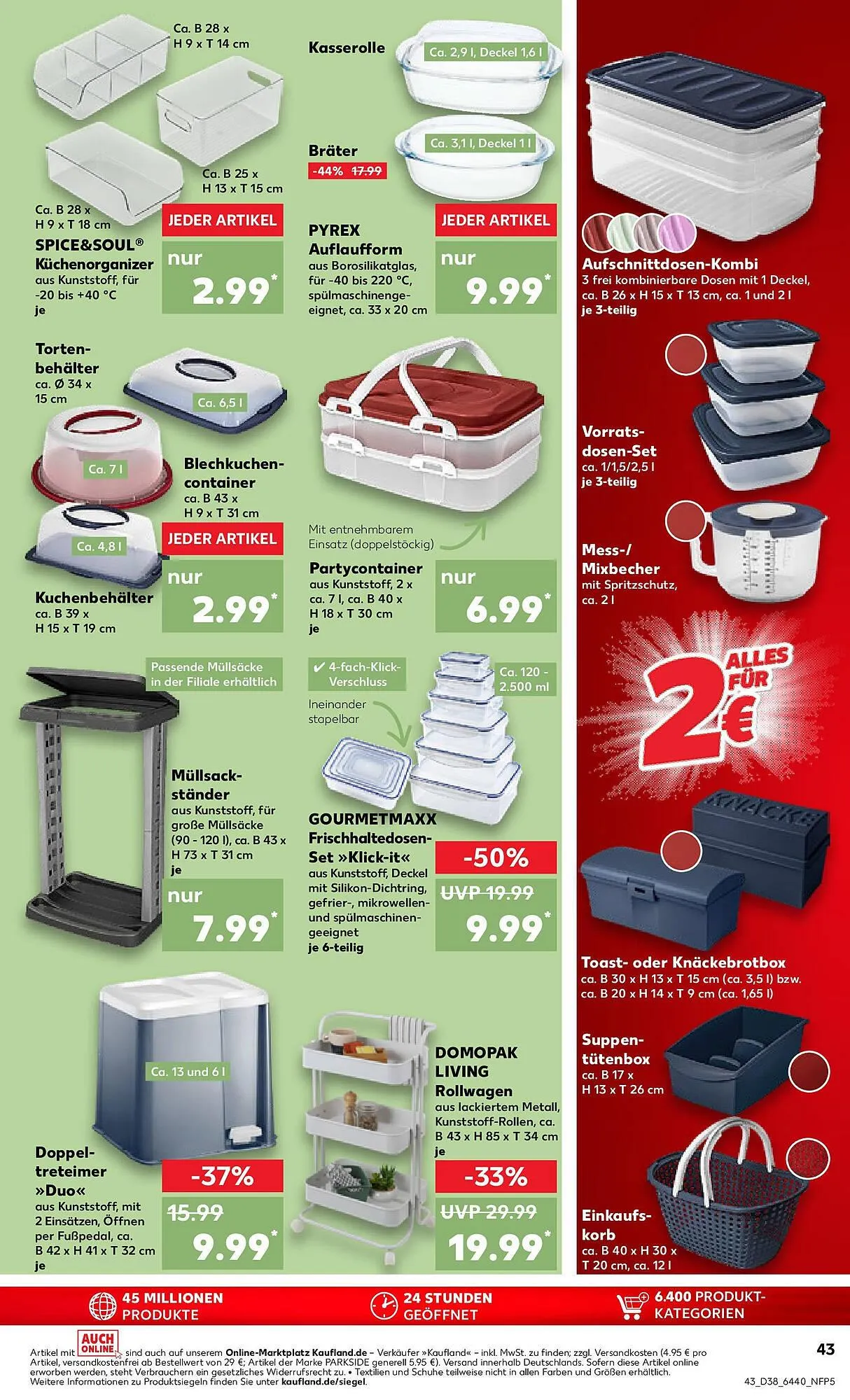 Kaufland Prospekt von 21. September bis 24. September 2025 - Prospekt seite 43