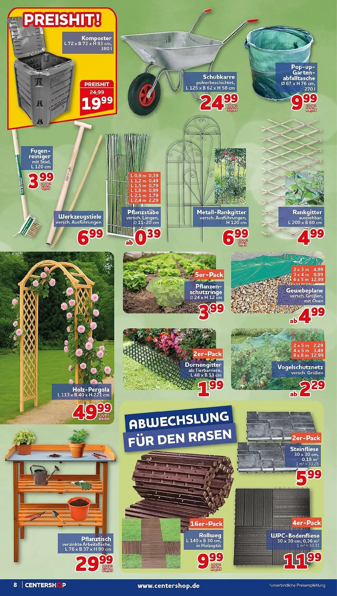 CENTERSHOP Prospekt von 4. Mai bis 9. Mai 2026 - Prospekt seite 8