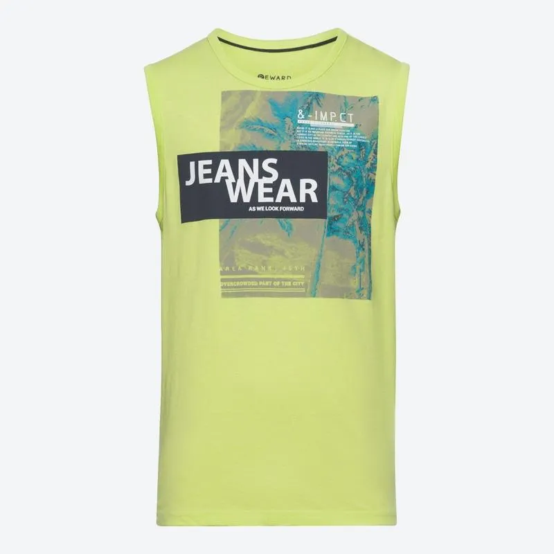 Herren-Muskelshirt mit breiten Trägern