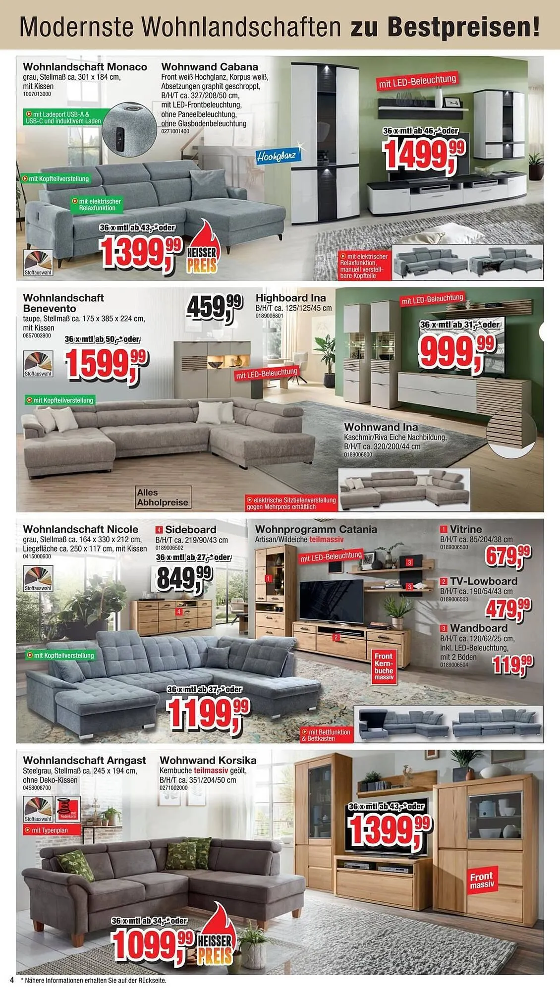 Möbelfundgrube Prospekt von 5. Juni bis 18. Juni 2025 - Prospekt seite 4