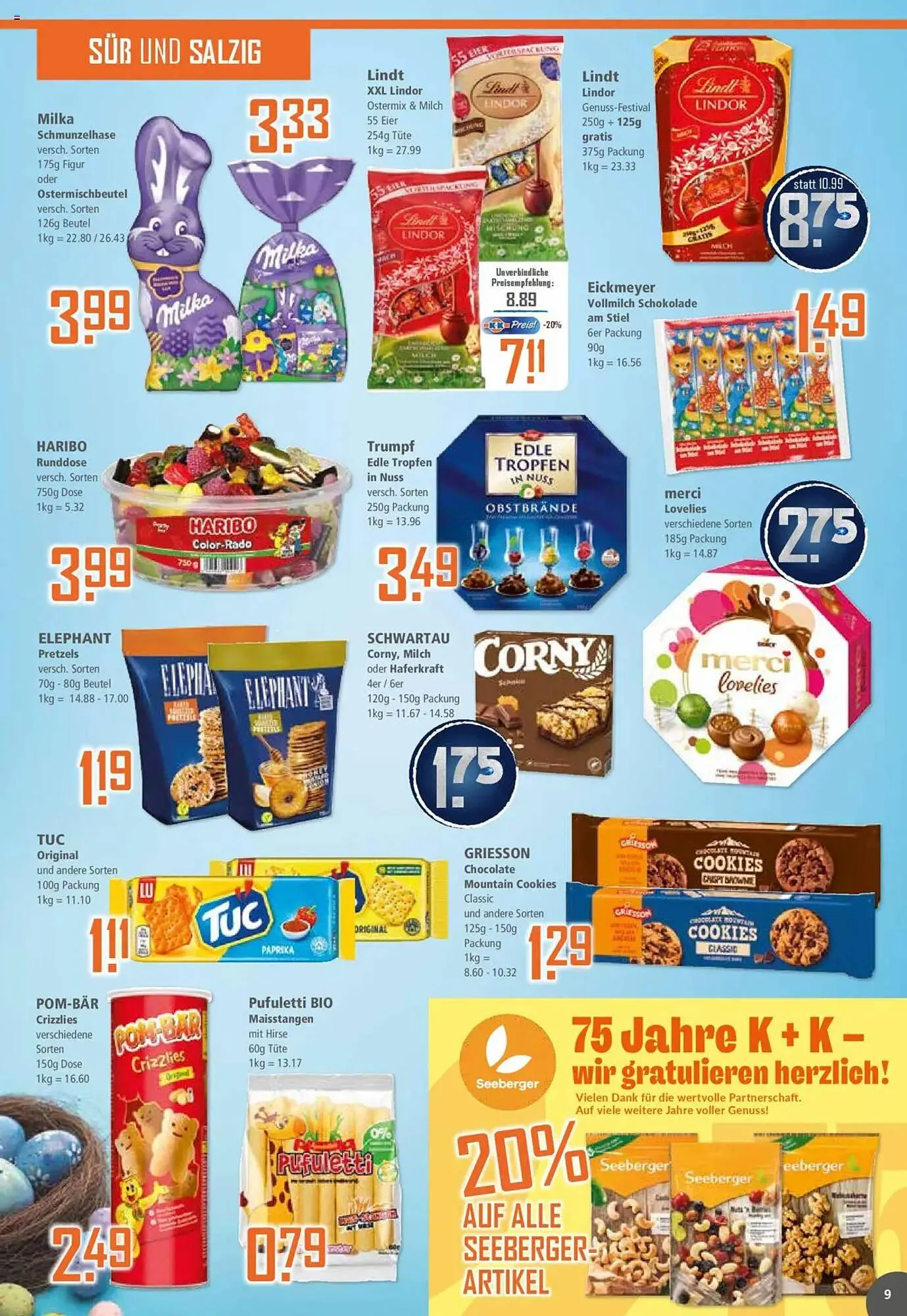 Klaas und Kock Prospekt von 7. April bis 12. April 2025 - Prospekt seite 9