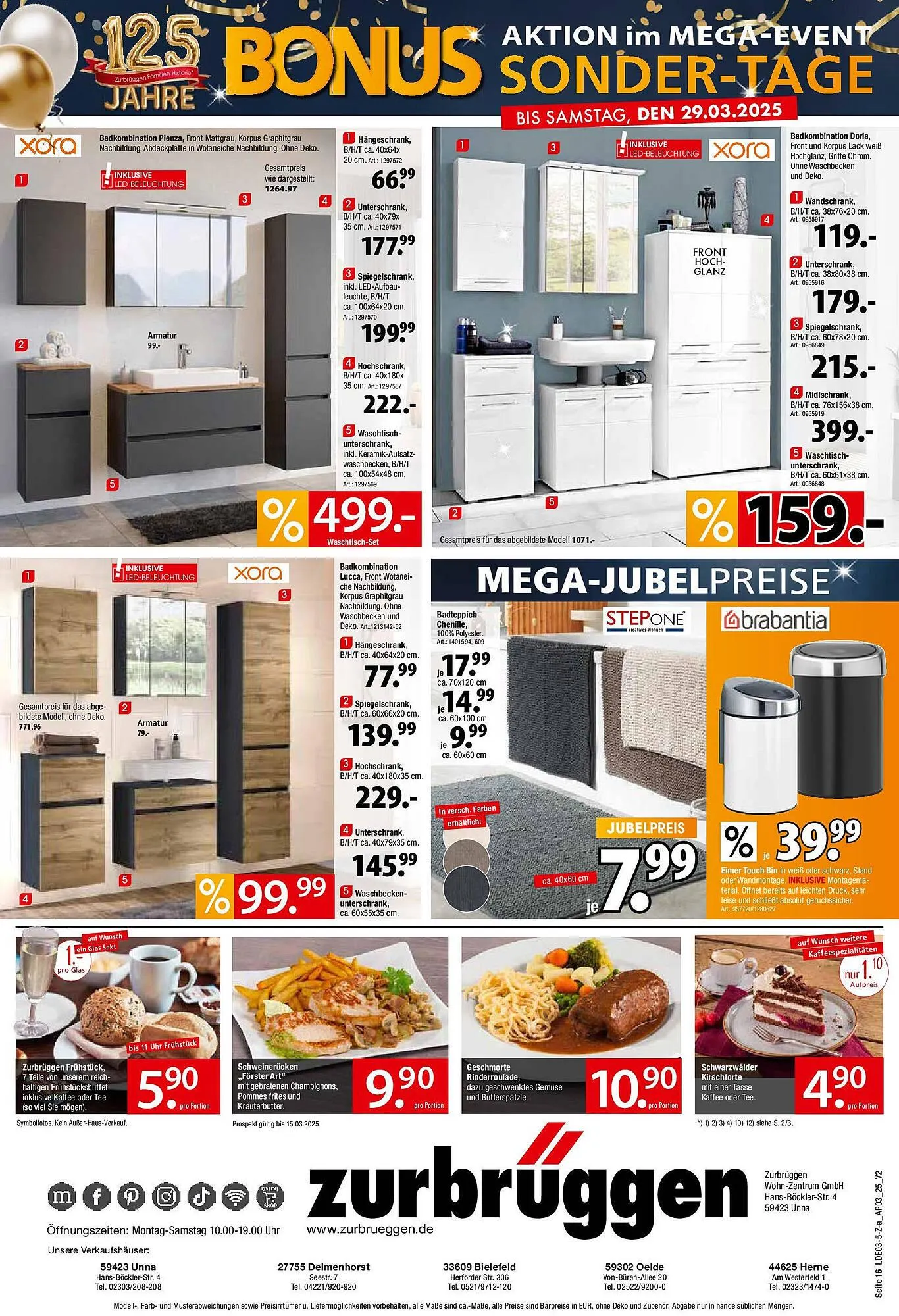 Zurbrüggen Prospekt von 28. Februar bis 15. März 2025 - Prospekt seite 18