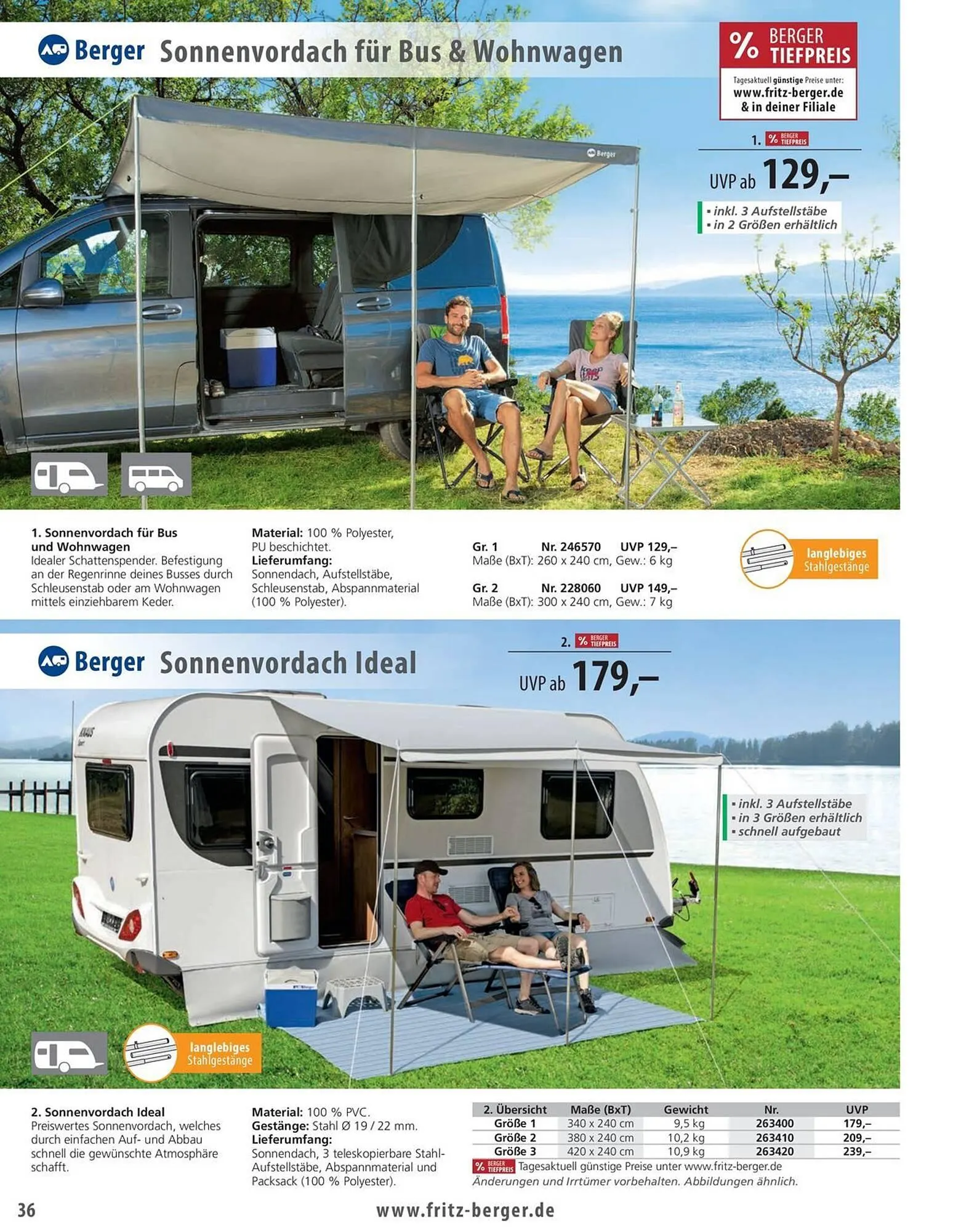 Fritz Berger Prospekt von 27. Mai bis 31. Dezember 2025 - Prospekt seite 36