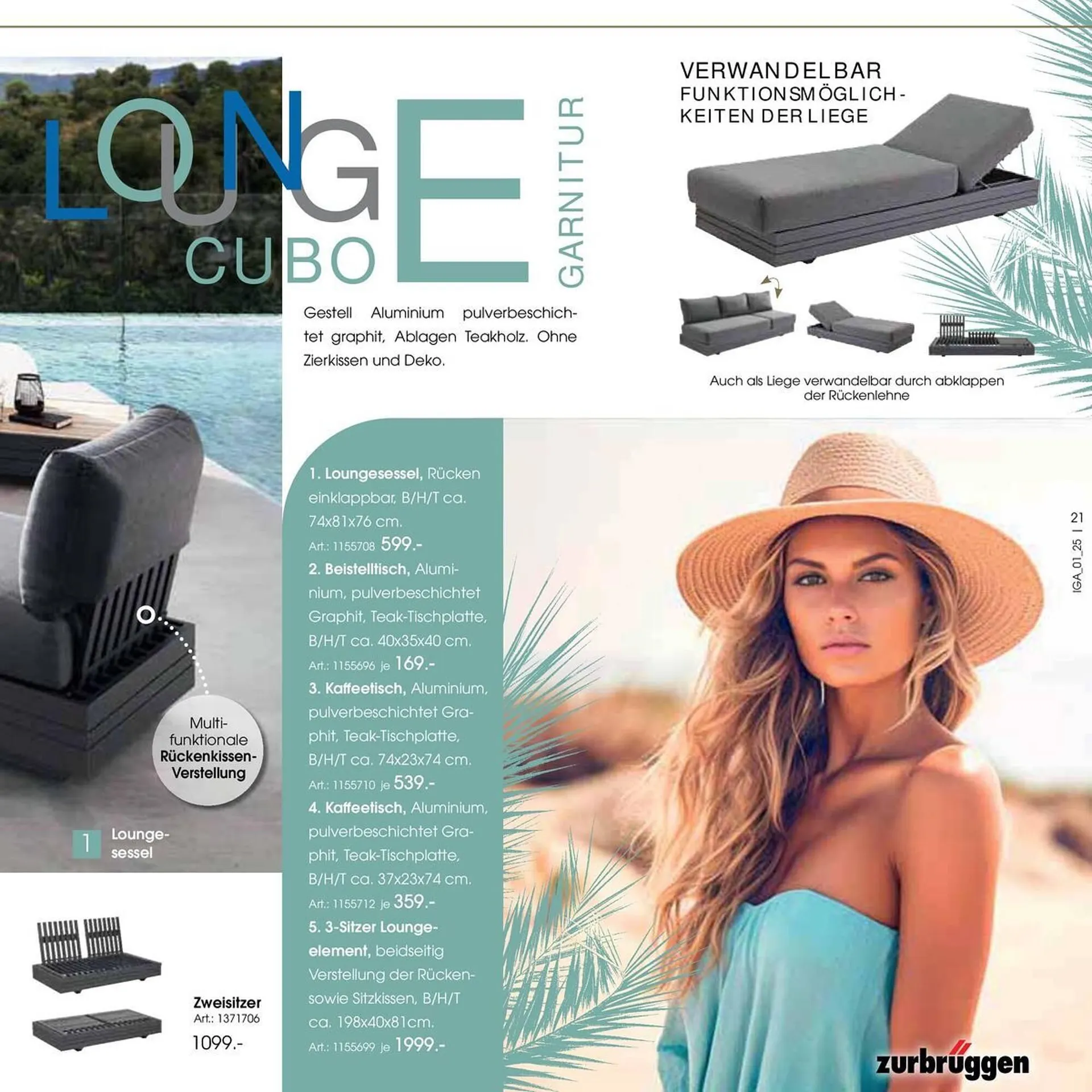 Zurbrüggen Prospekt von 14. Mai bis 31. August 2025 - Prospekt seite 21