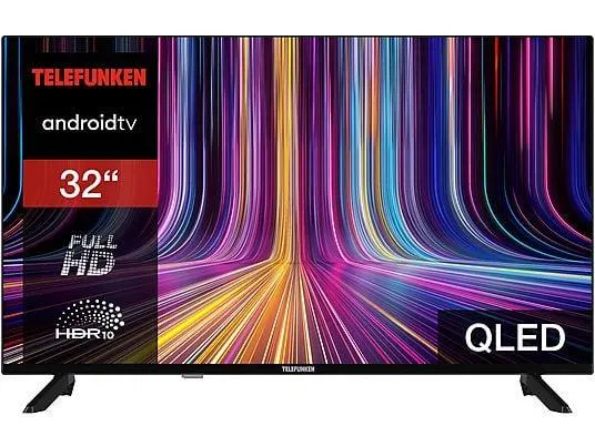 TELEFUNKEN QF32AN750S QLED TV (Flat, 32 Zoll / 80 cm, Full-HD, SMART TV)
