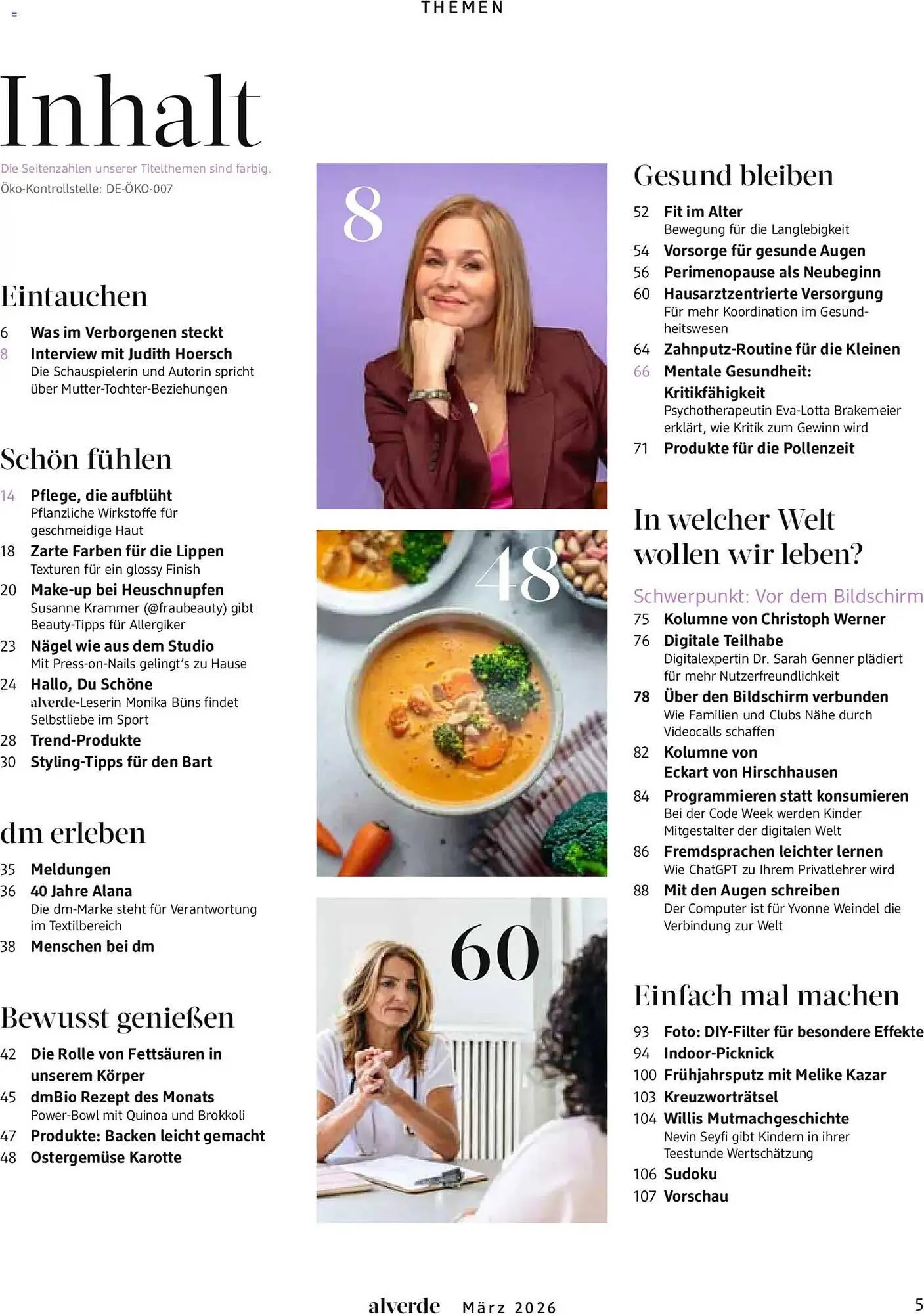 Dm drogerie Magazin von 1. März bis 31. März 2026 - Prospekt seite 5