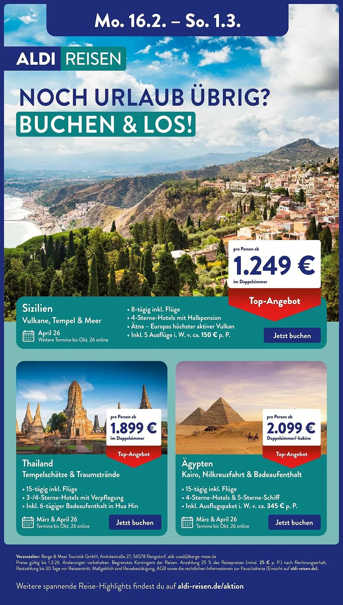 Aldi Süd Prospekt von 16. Februar bis 22. Februar 2026 - Prospekt seite 20