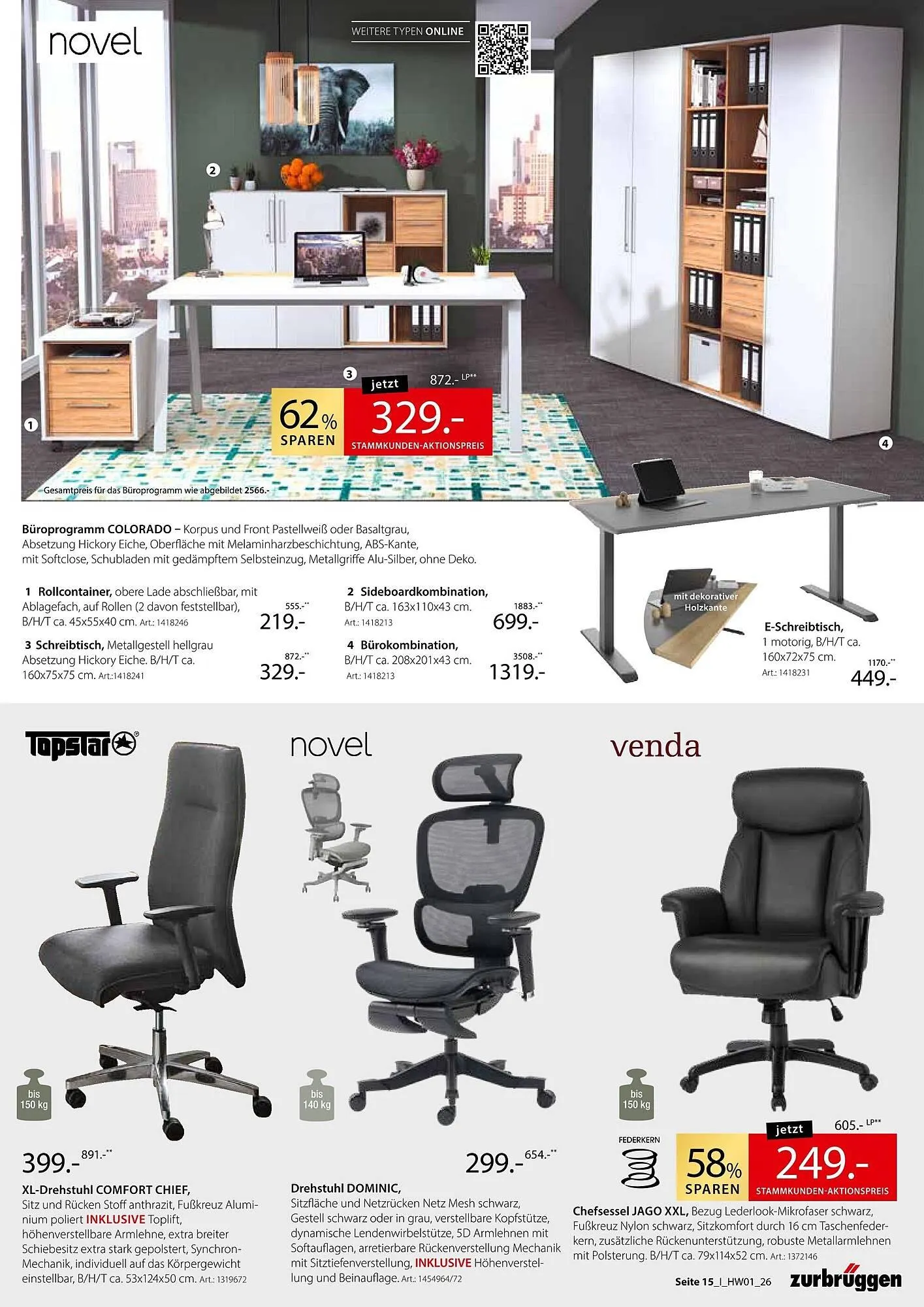 Zurbrüggen Prospekt von 27. März bis 31. Juli 2026 - Prospekt seite 15