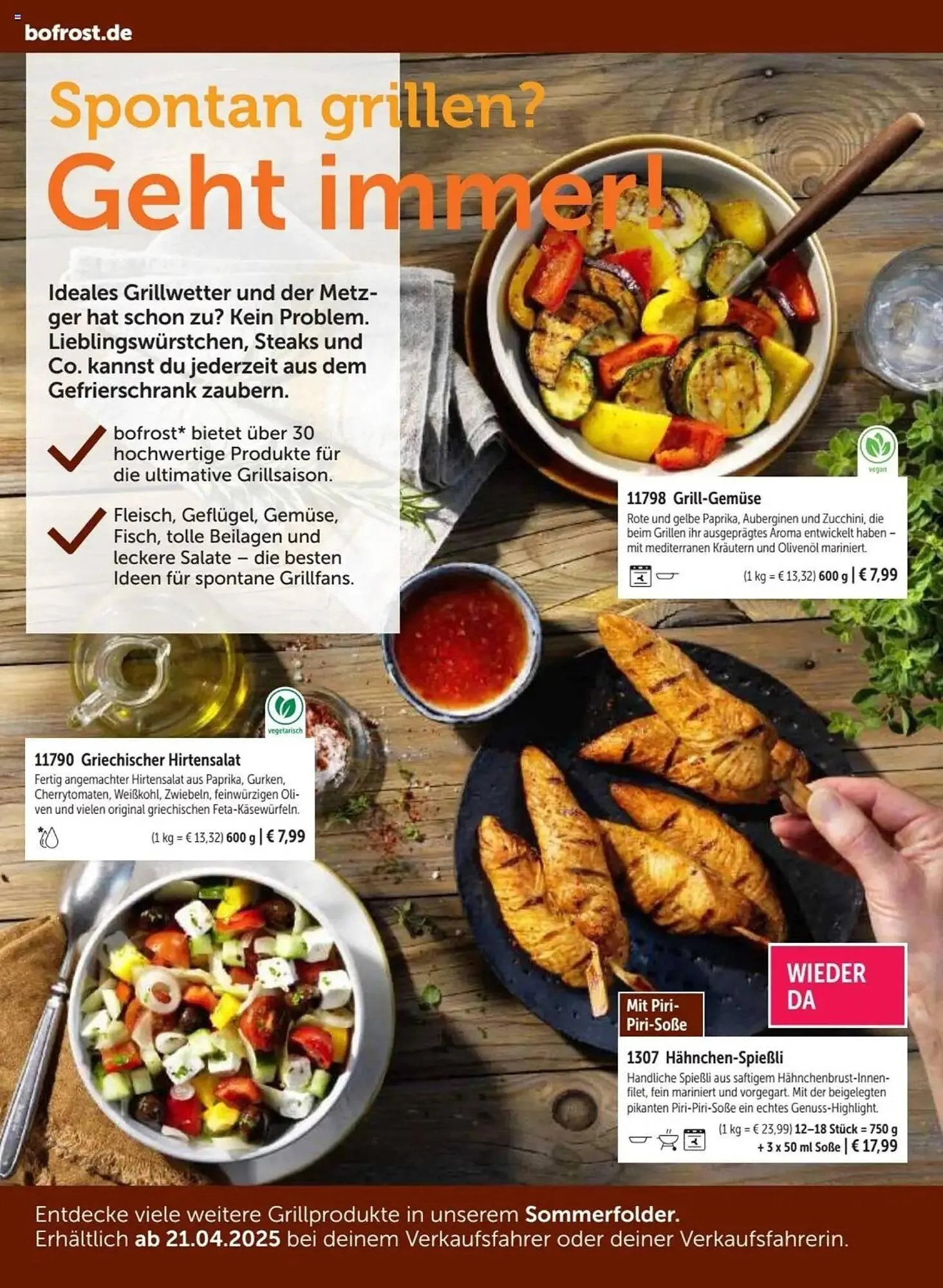 Bofrost Prospekt von 2. März bis 6. September 2025 - Prospekt seite 72