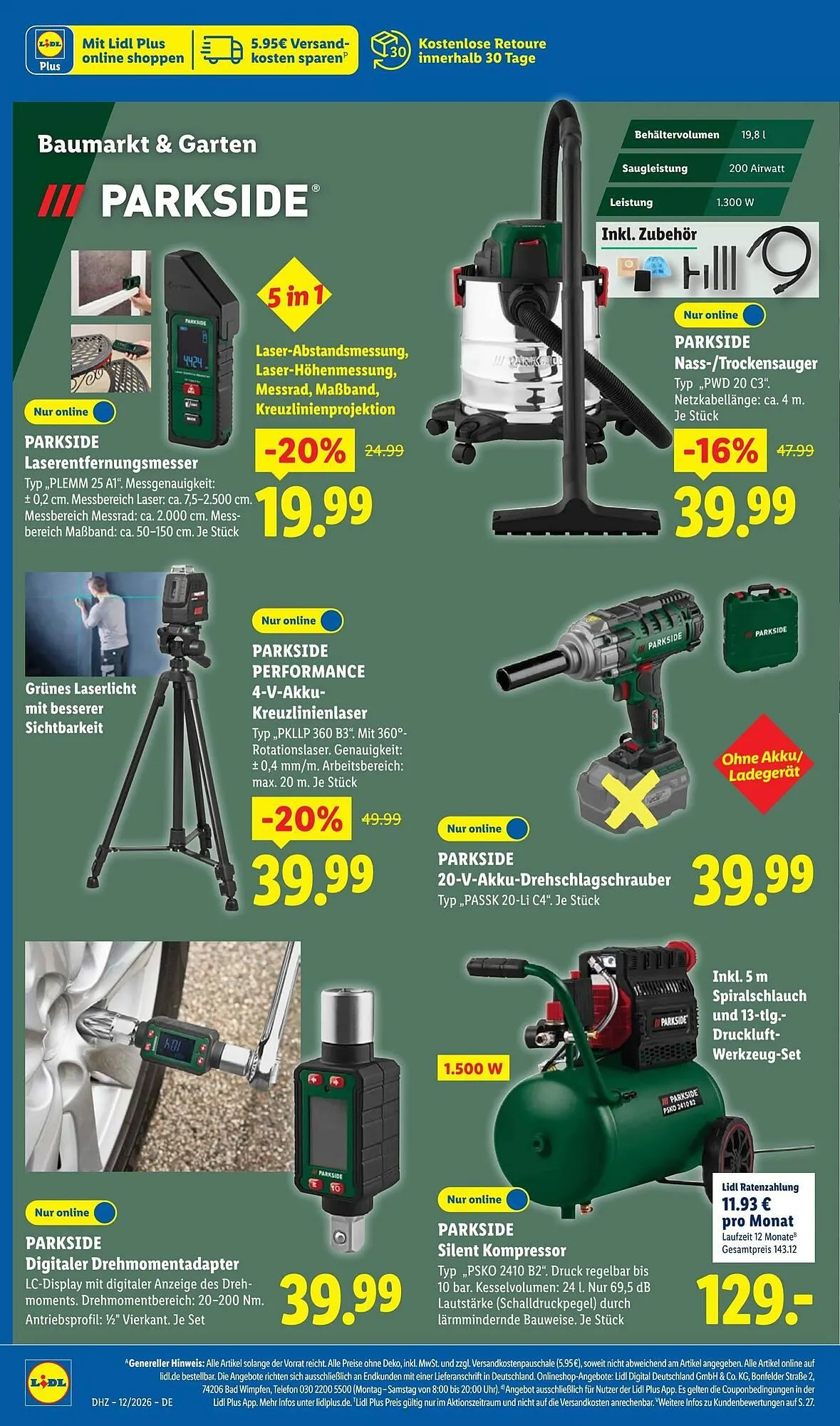 Lidl Prospekt von 16. März bis 22. März 2026 - Prospekt seite 56